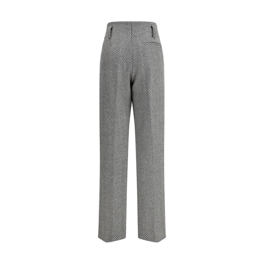 Forte_Forte Multicolor Fleece Wool Casual Pants - II/M