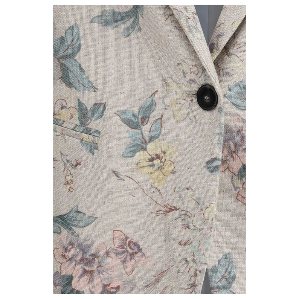 Forte_Forte Multicolor Viscose Coat - 2