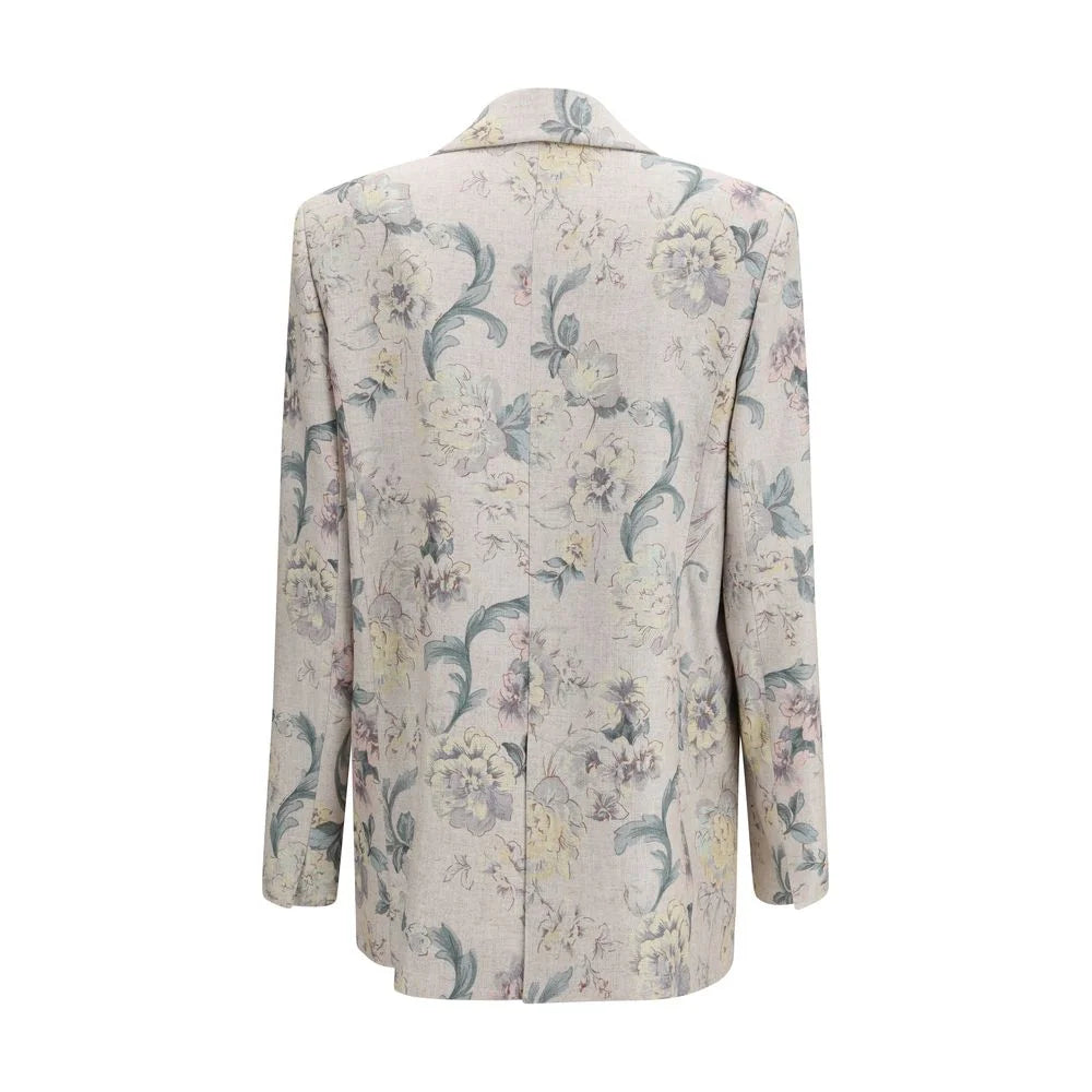 Forte_Forte Multicolor Viscose Coat - Sport Jackets