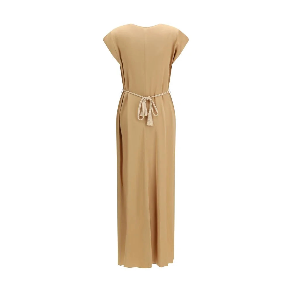 Forte_Forte Orange Viscose Casual Dress - 2