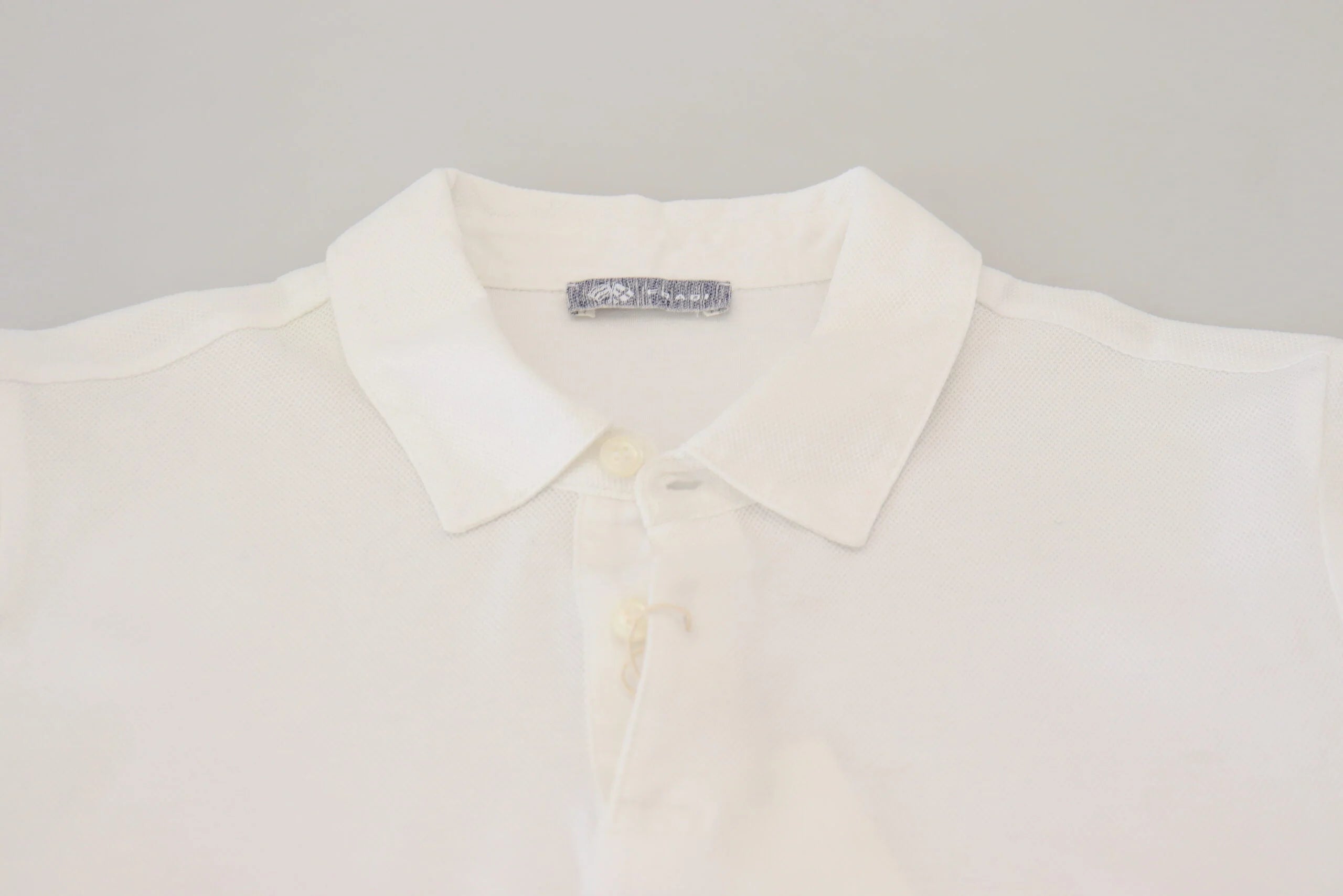 FRADI White Cotton Collared Short Sleeves Polo T-shirt - IT46 | S - Polos