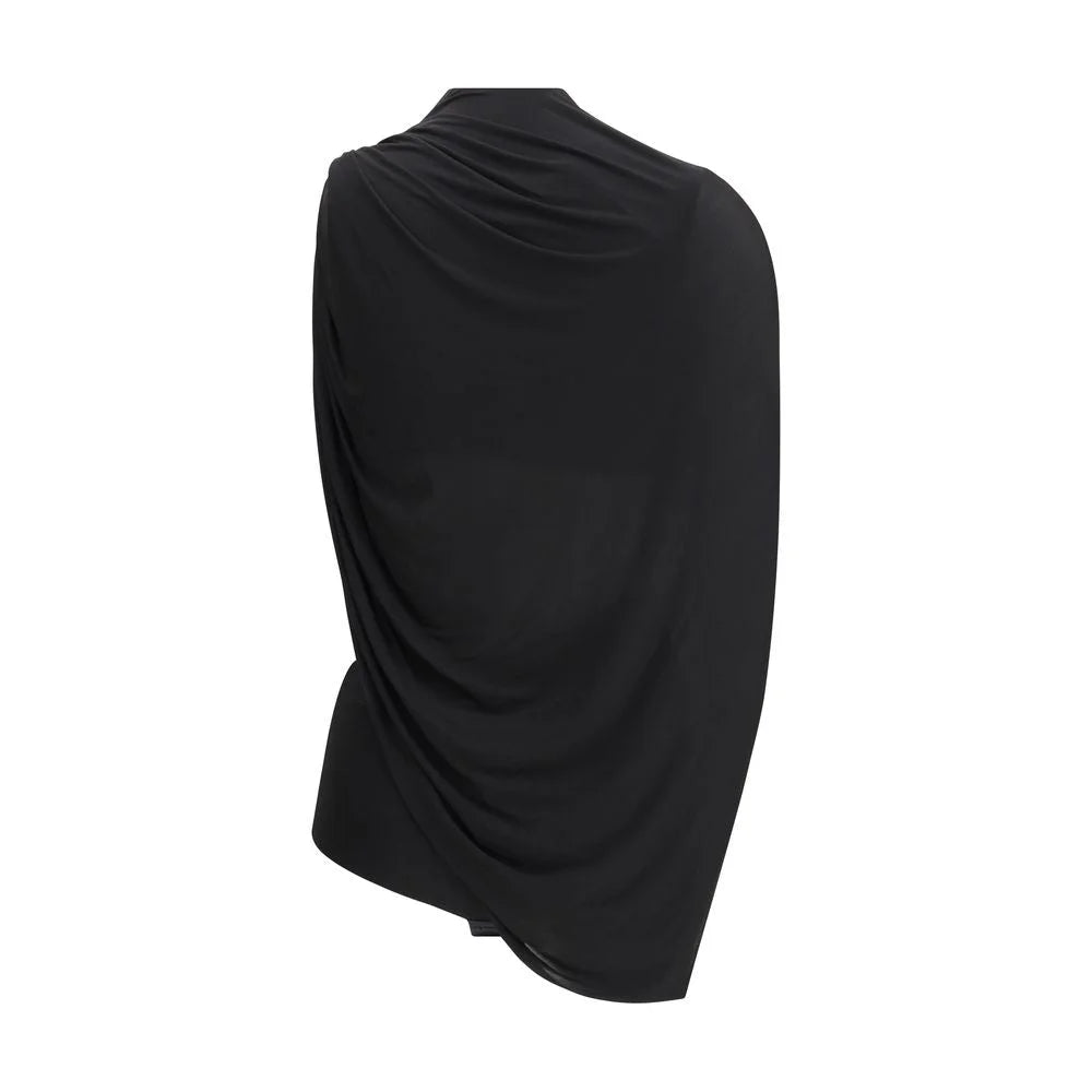 FRANCESCO MURANO Black Viscose Top - IT42 | L