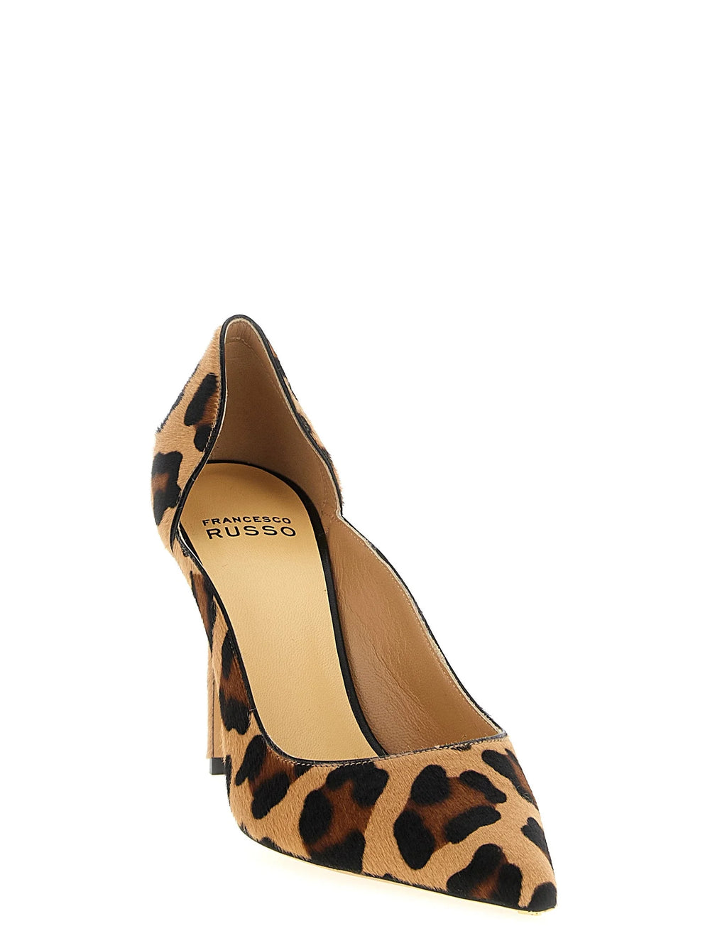 Francesco Russo Multicolor Goatskin High Heel Pumps - EU37/US7