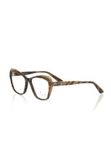 Frankie Morello Beige Acetate Women Eyeglass Frame - Eyeglasses