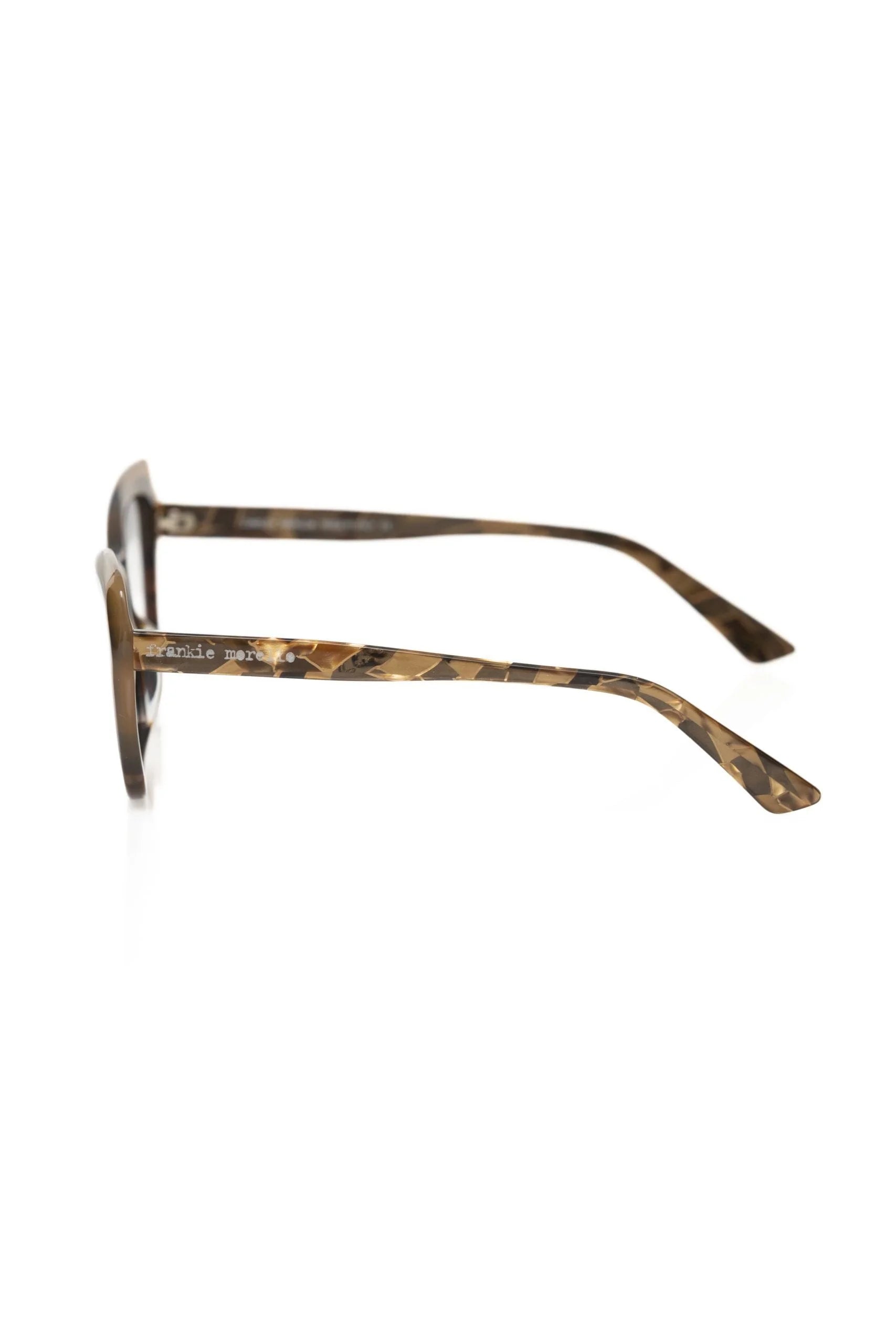 Frankie Morello Beige Acetate Women Eyeglass Frame - Eyeglasses