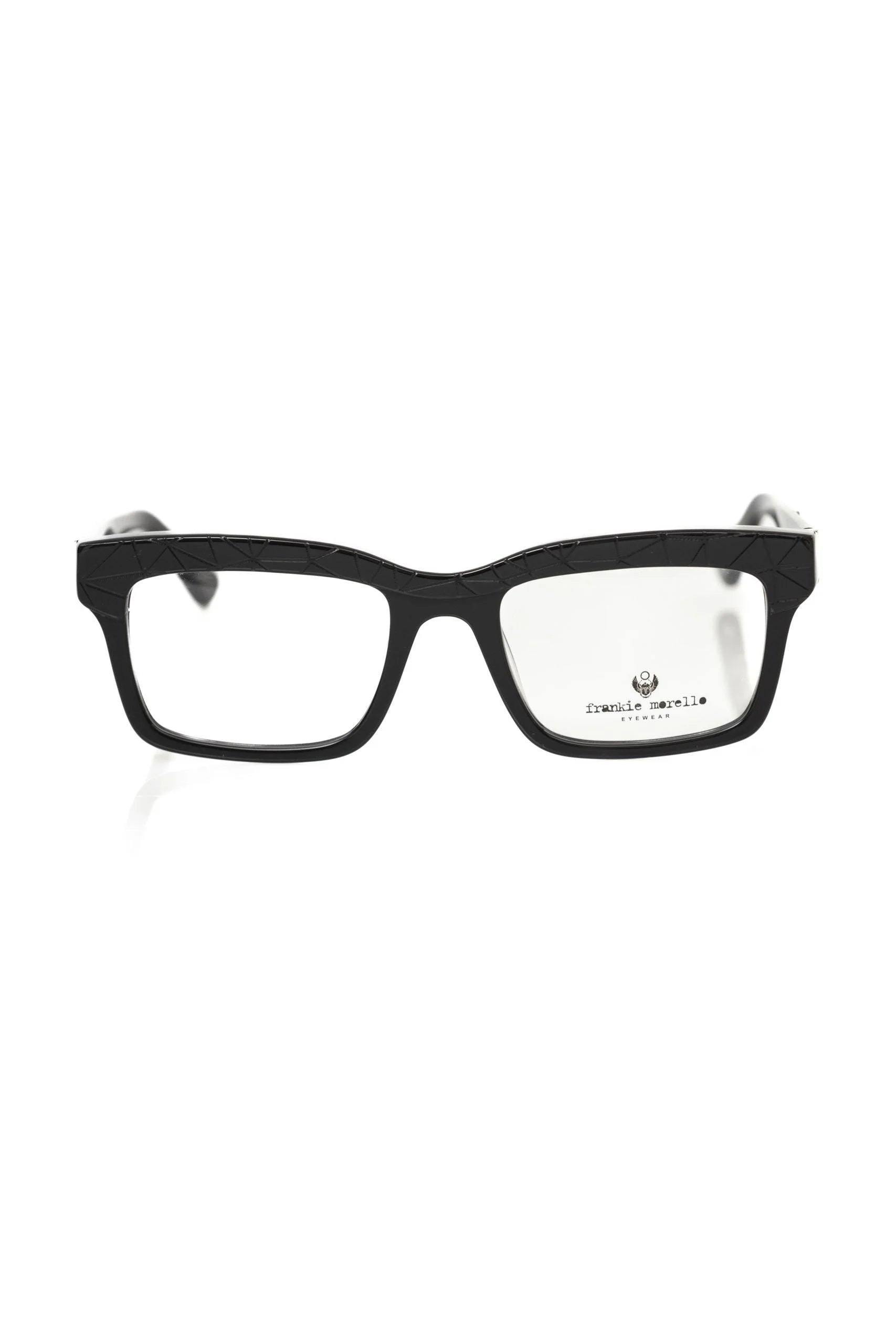 Frankie Morello Black Acetate Men’s Frame - Eyeglasses