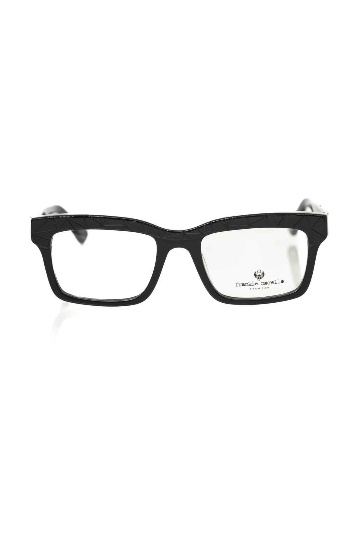 Frankie Morello Black Acetate Men’s Frame - Eyeglasses