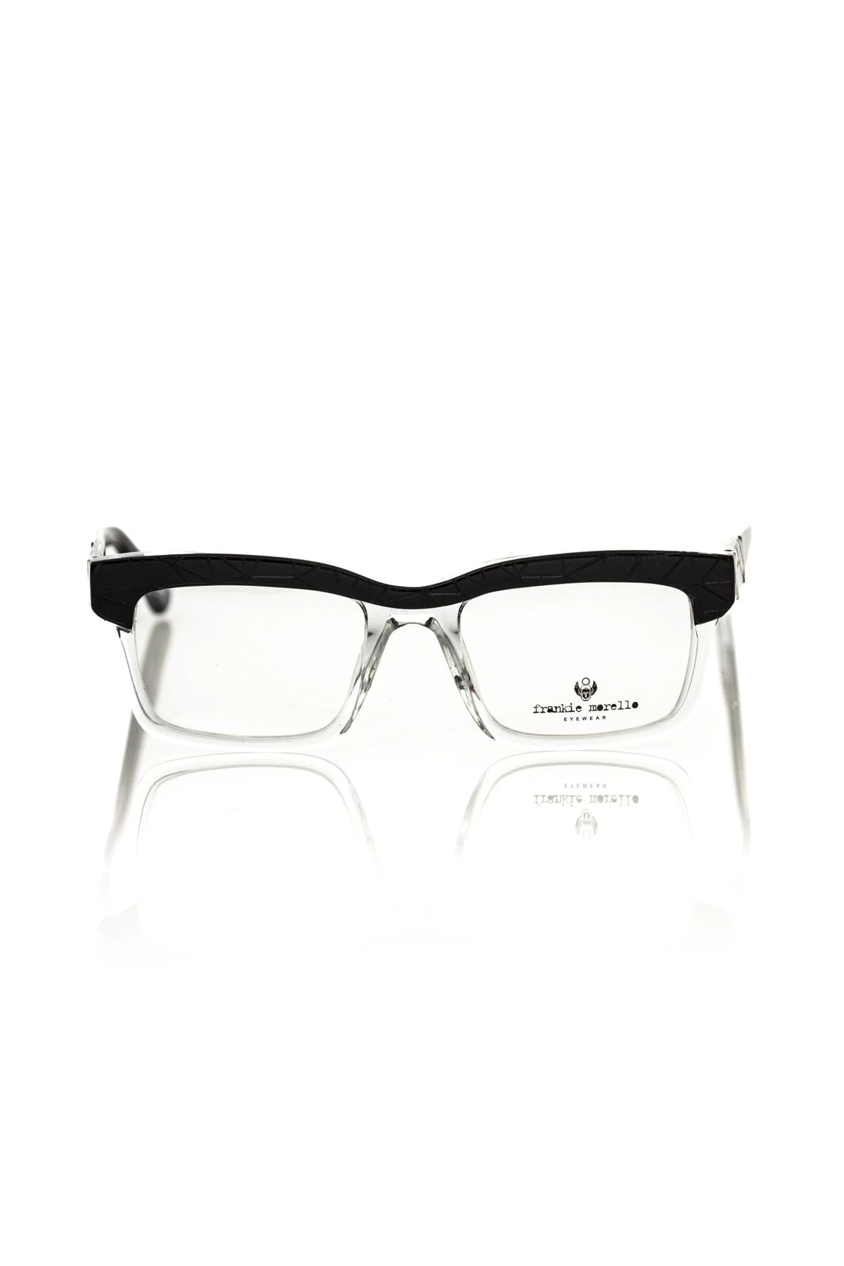 Frankie Morello Black Acetate Men’s Frame - Eyeglasses
