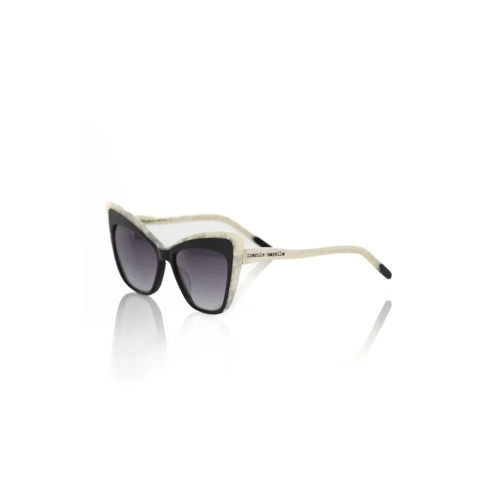 Frankie Morello Black Acetate Sunglasses