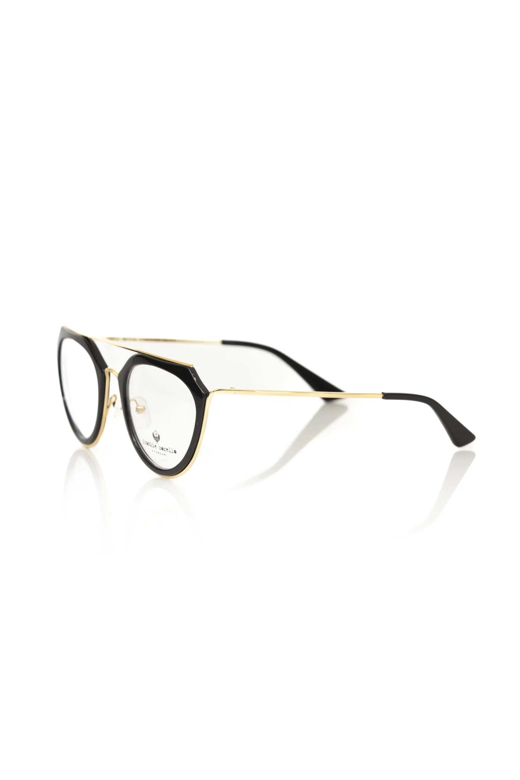 Frankie Morello Black Acetate Women Frame - Eyeglasses