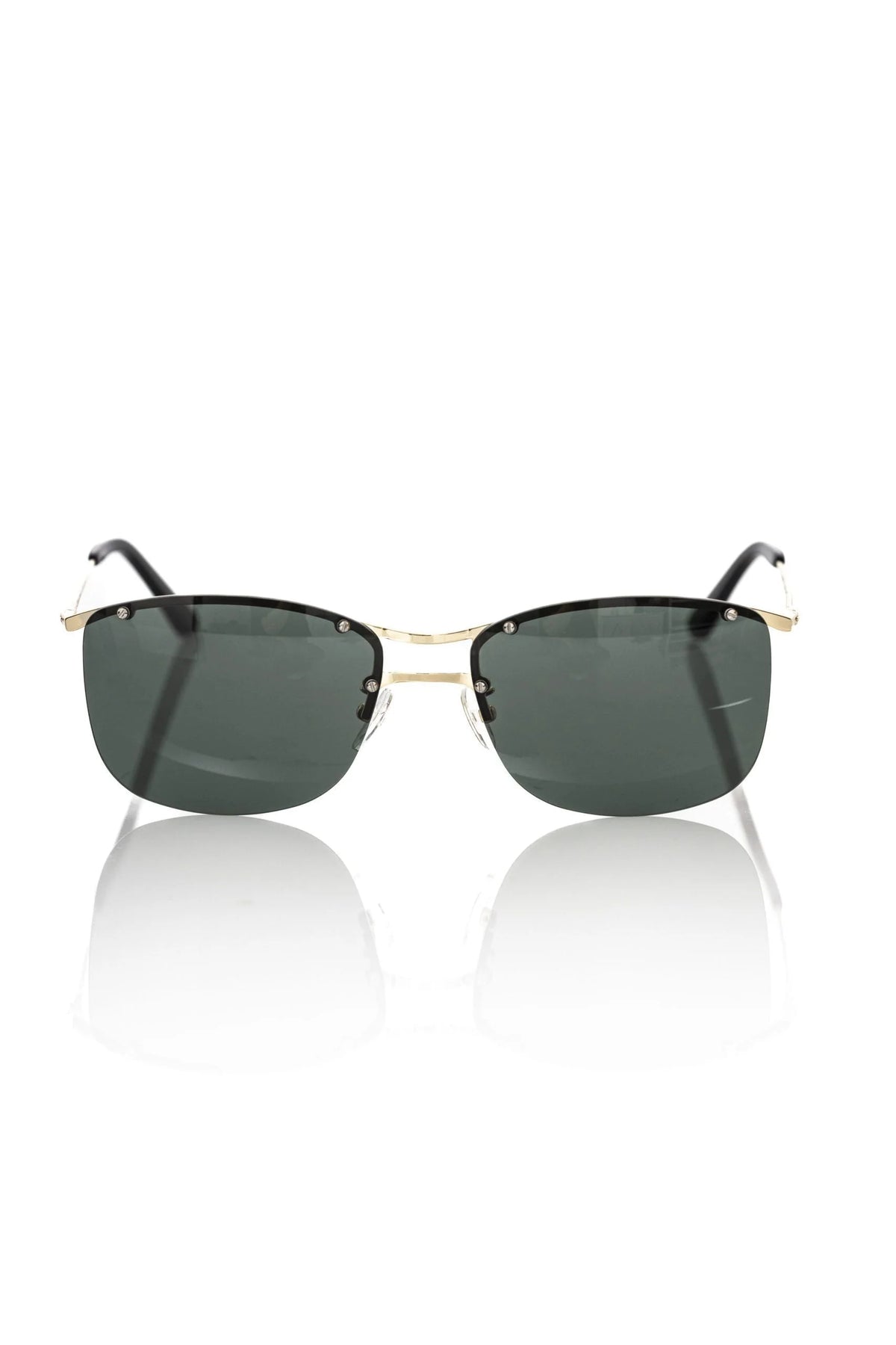 Frankie Morello Black Metallic Sunglass for Men - Sunglasses
