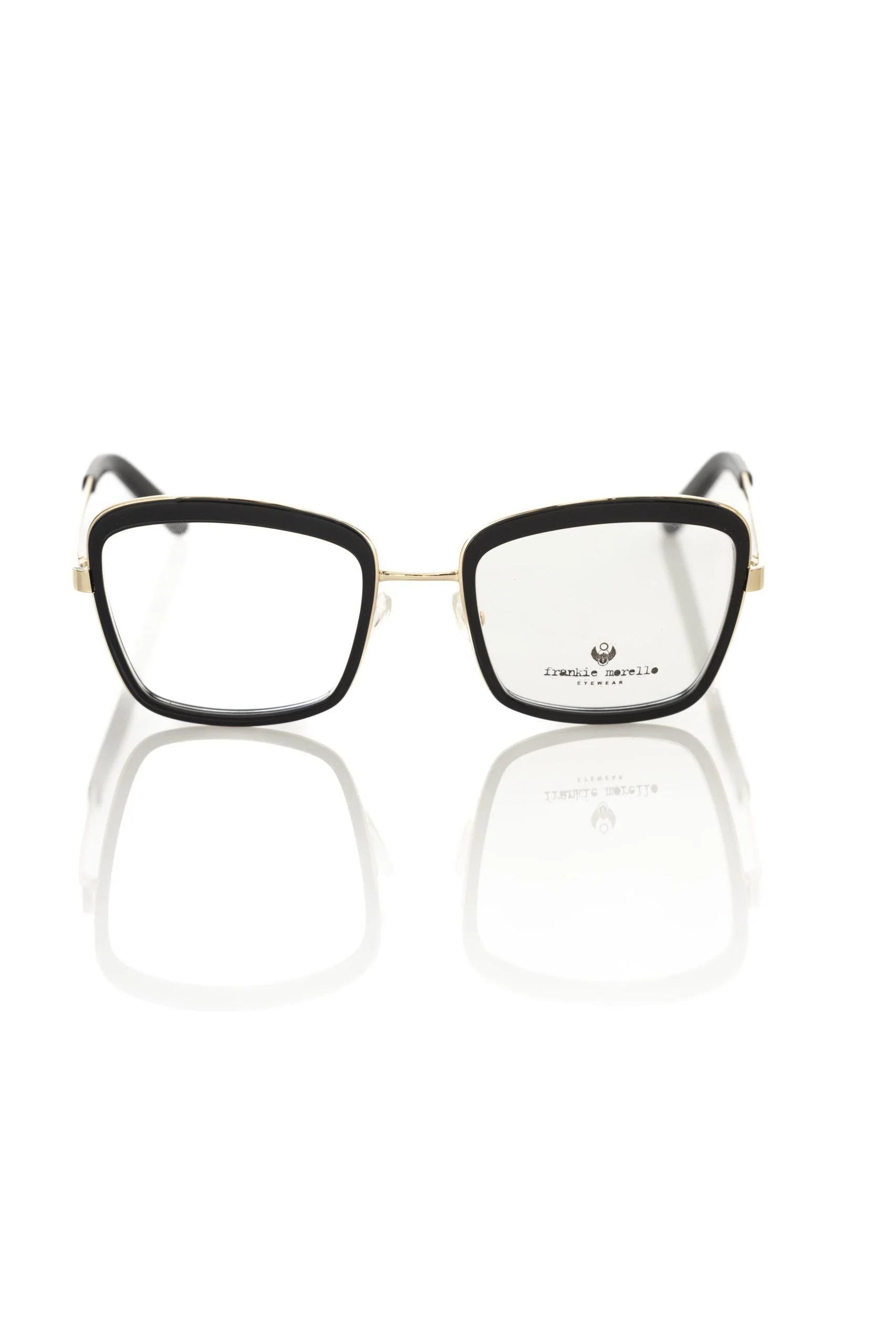Frankie Morello Black Metallic Women’s Eyeglass Frame - Eyeglasses
