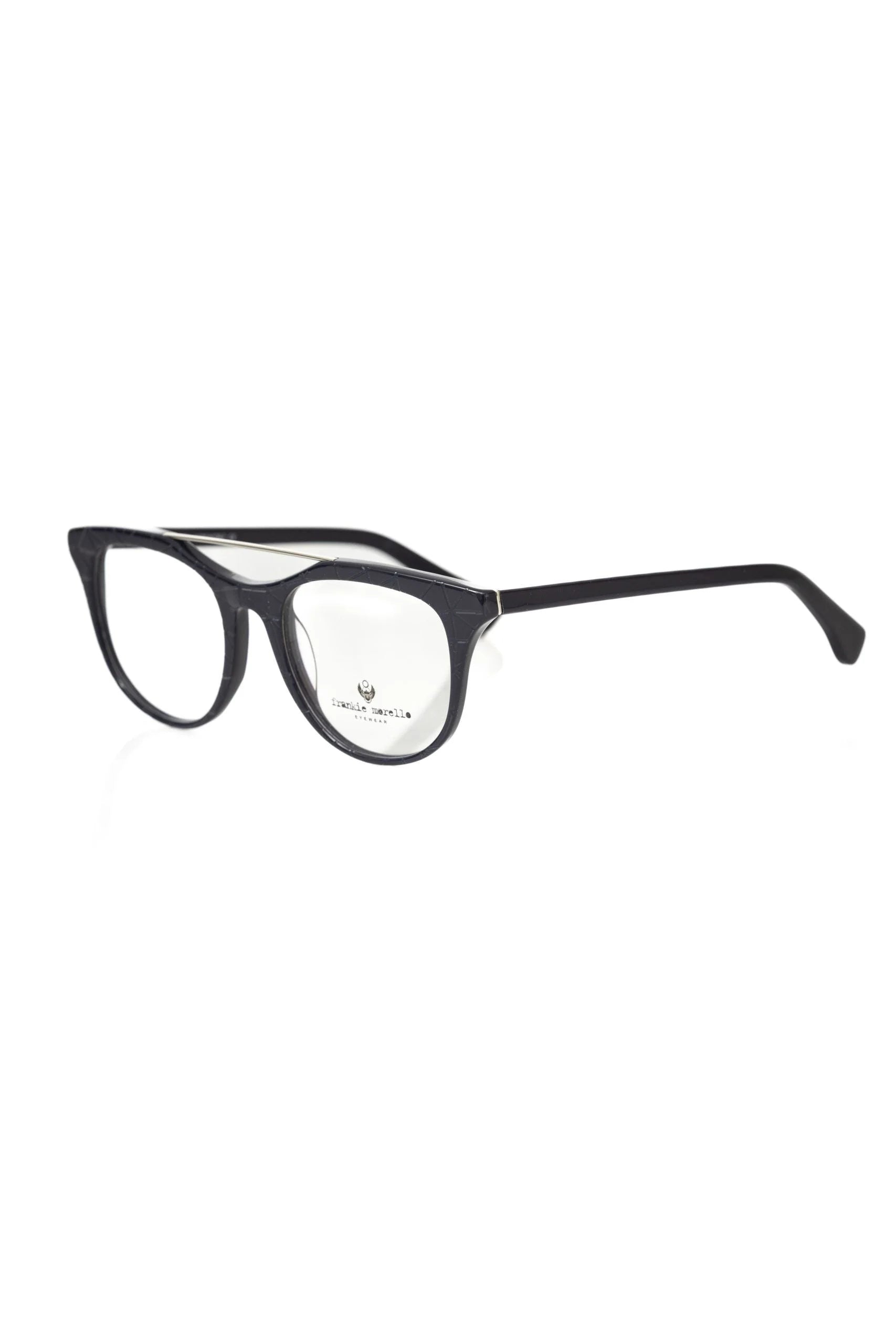 Frankie Morello Blue Acetate Men Frame - Eyeglasses