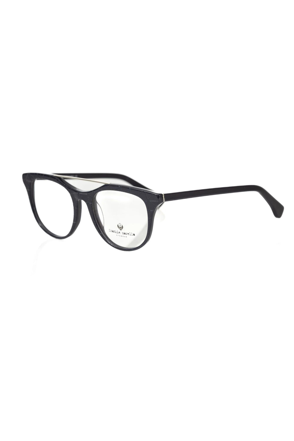 Frankie Morello Blue Acetate Men Frame - Eyeglasses