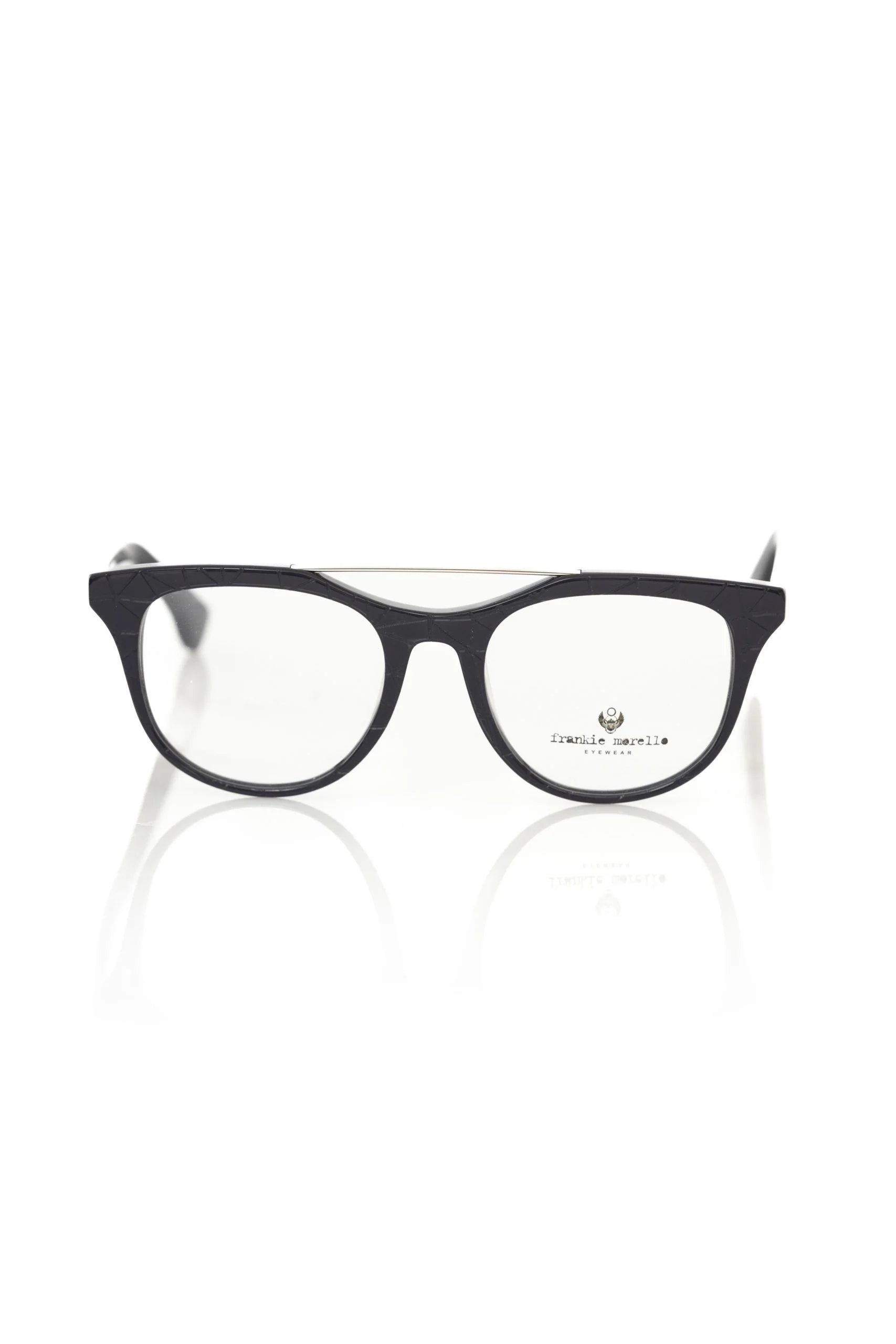 Frankie Morello Blue Acetate Men Frame - Eyeglasses