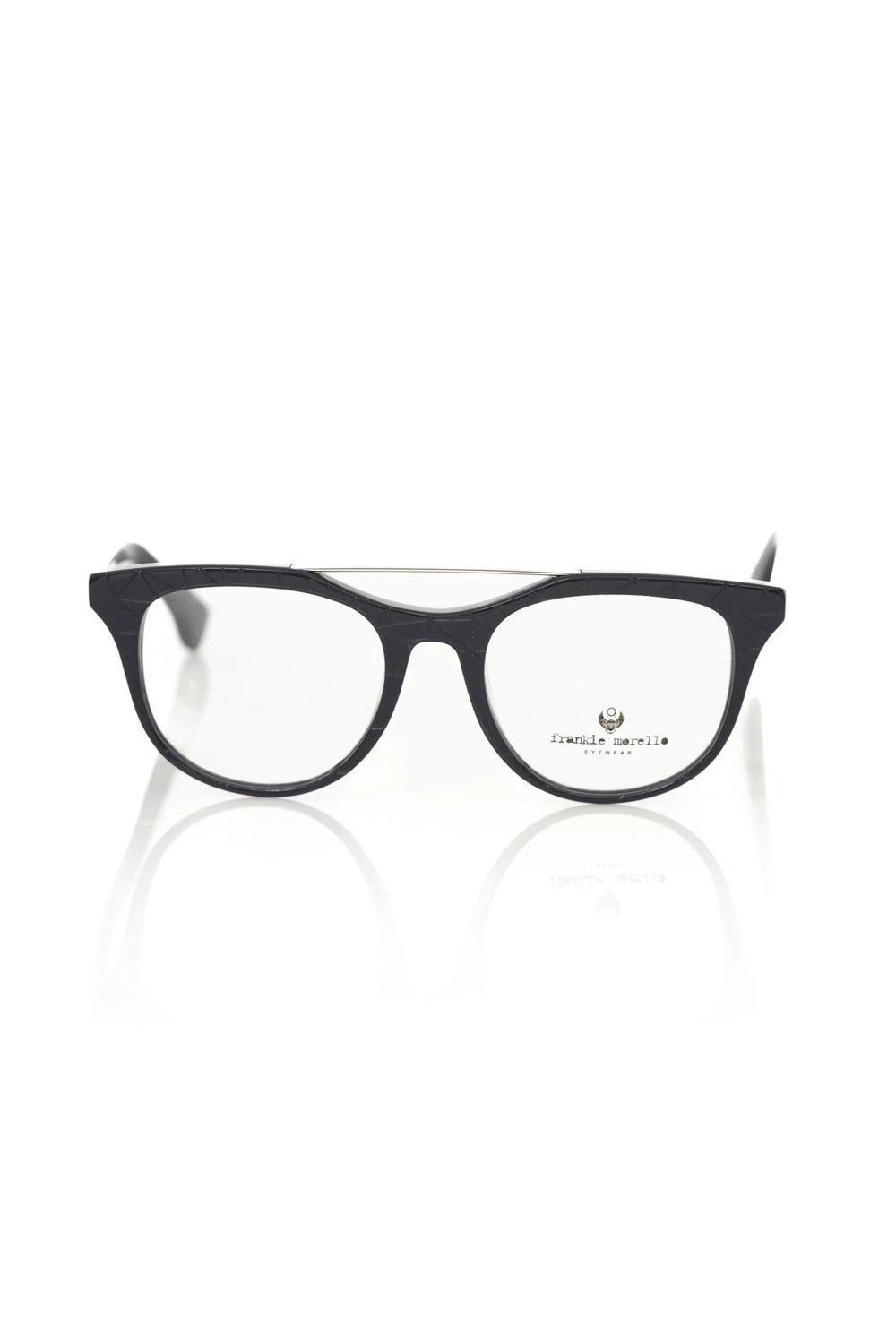 Frankie Morello Blue Acetate Men Frame - Eyeglasses