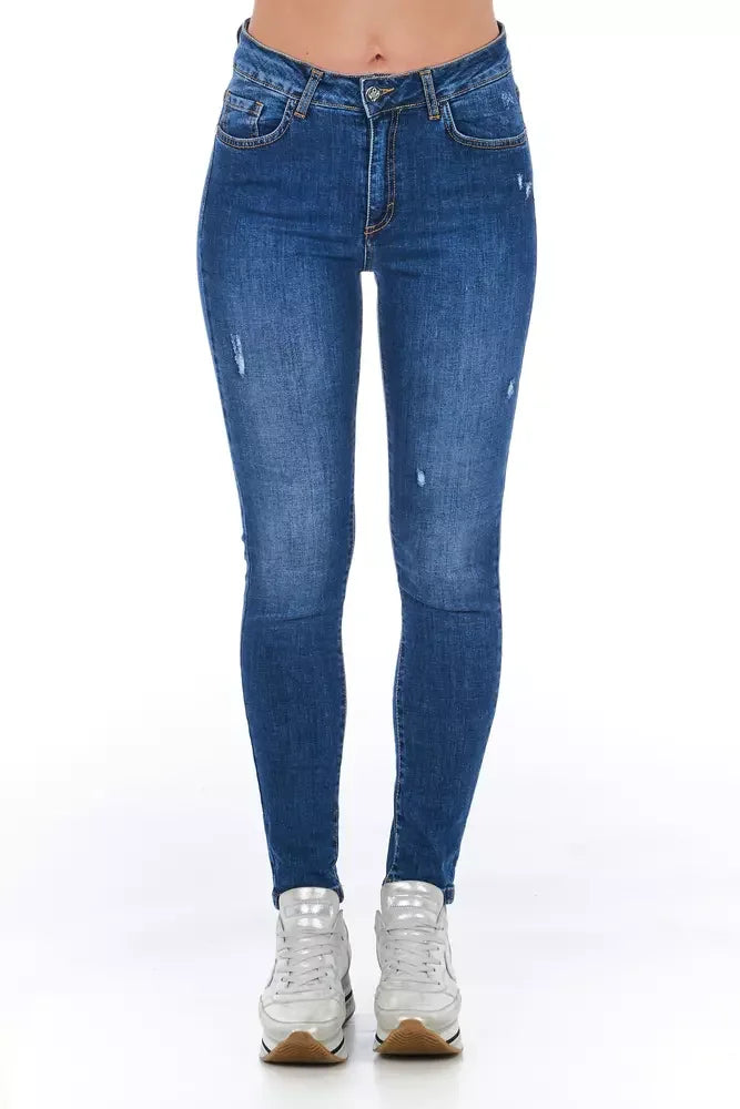 Frankie Morello Blue Denim Women Jeans - W27 - Jeans