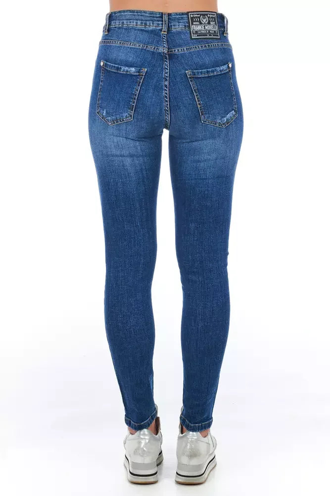 Frankie Morello Blue Denim Women Jeans - W27 - Jeans