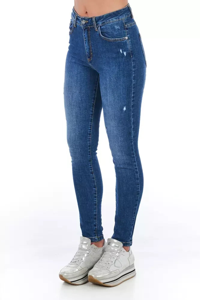 Frankie Morello Blue Denim Women Jeans - W27 - Jeans