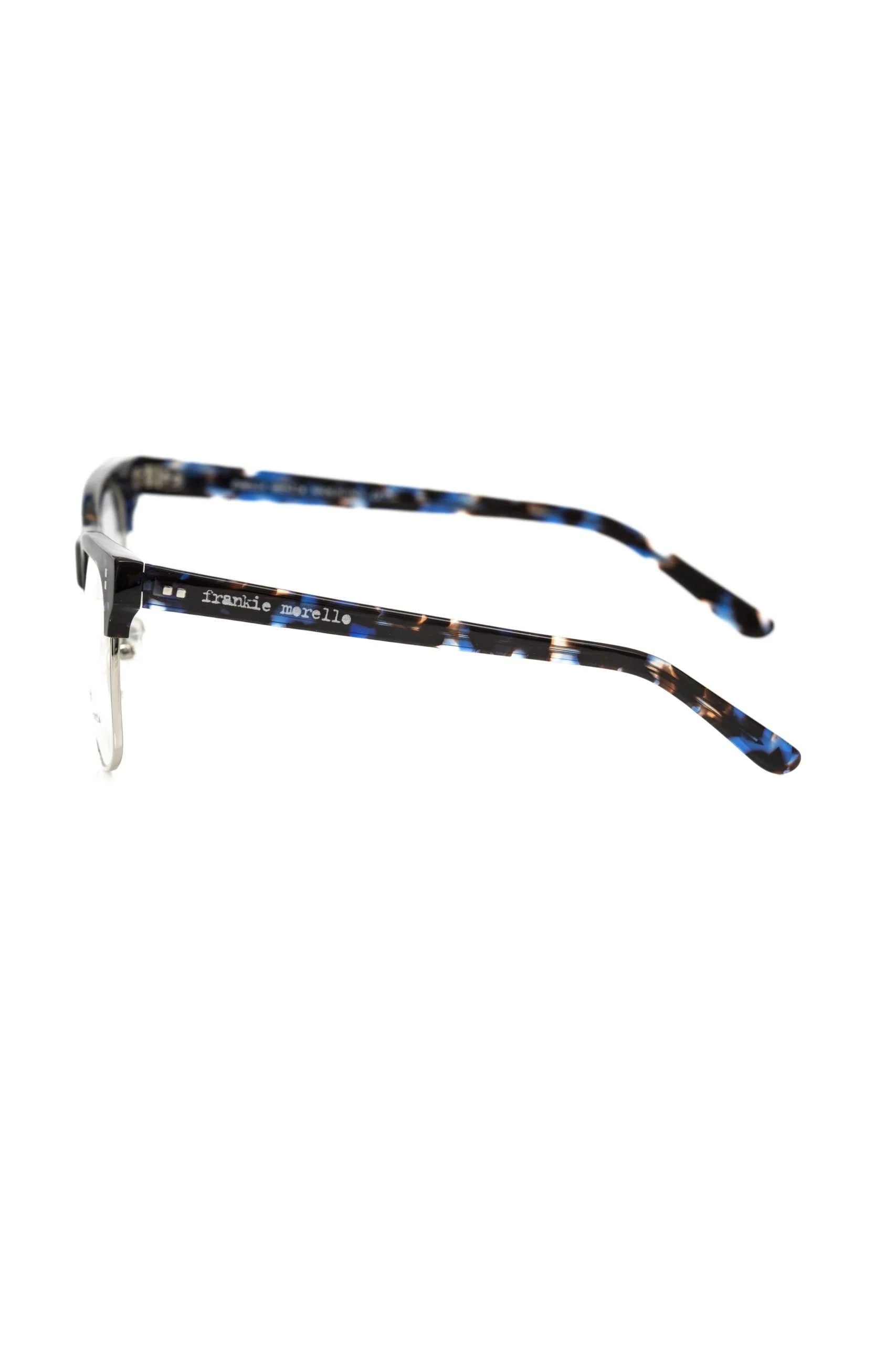 Frankie Morello Blue Metallic Men’s Frame - Eyeglasses