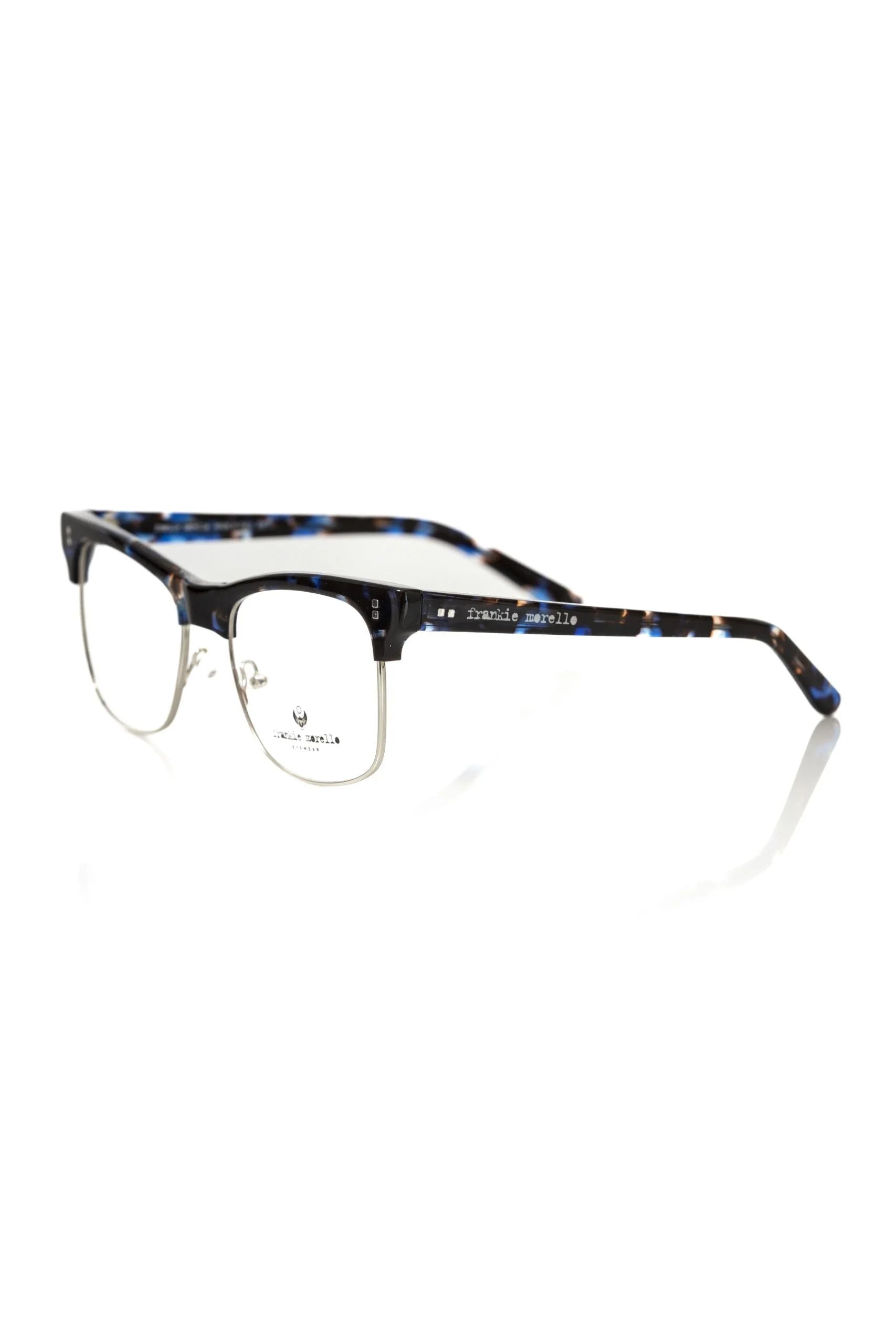 Frankie Morello Blue Metallic Men’s Frame - Eyeglasses