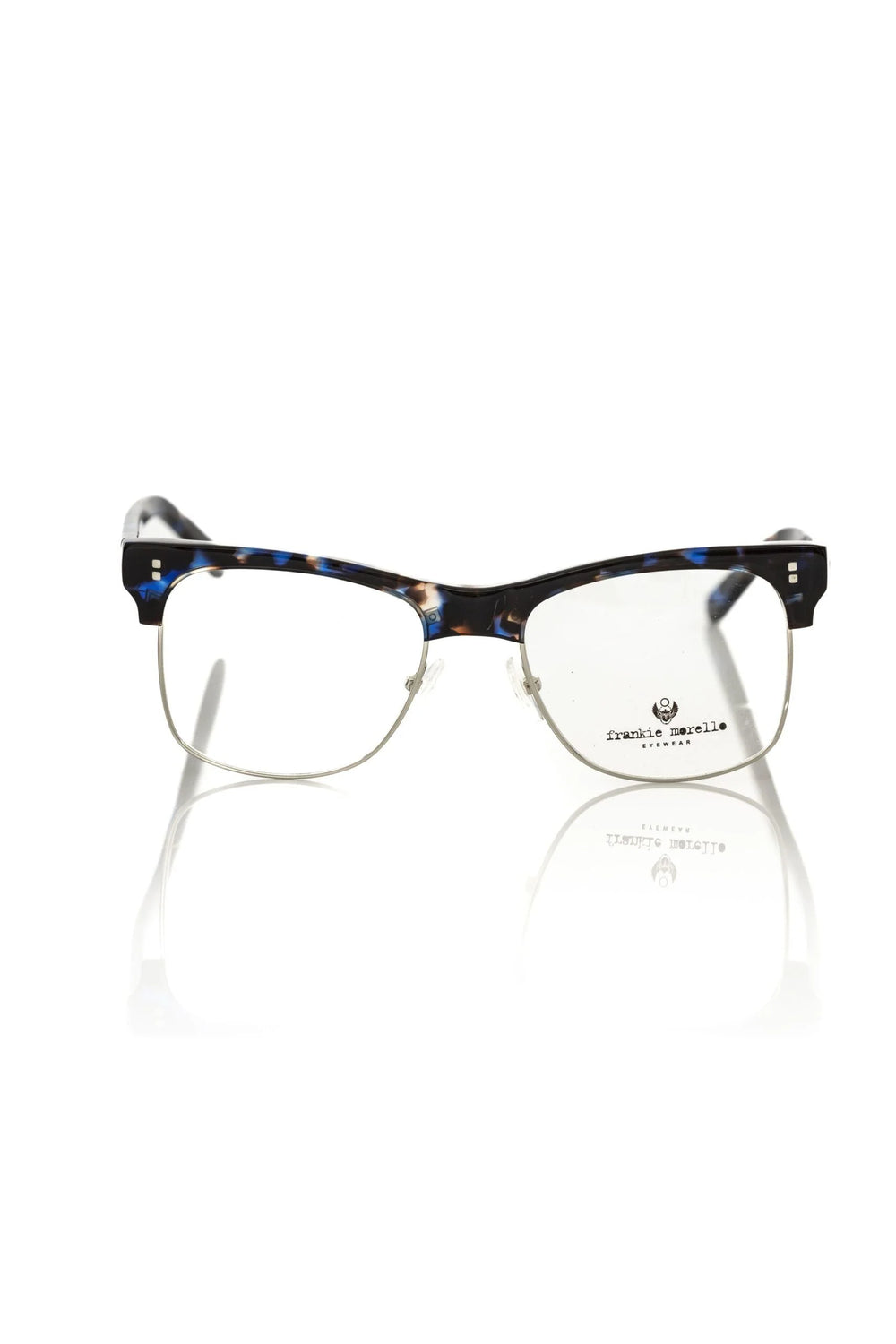 Frankie Morello Blue Metallic Men’s Frame - Eyeglasses
