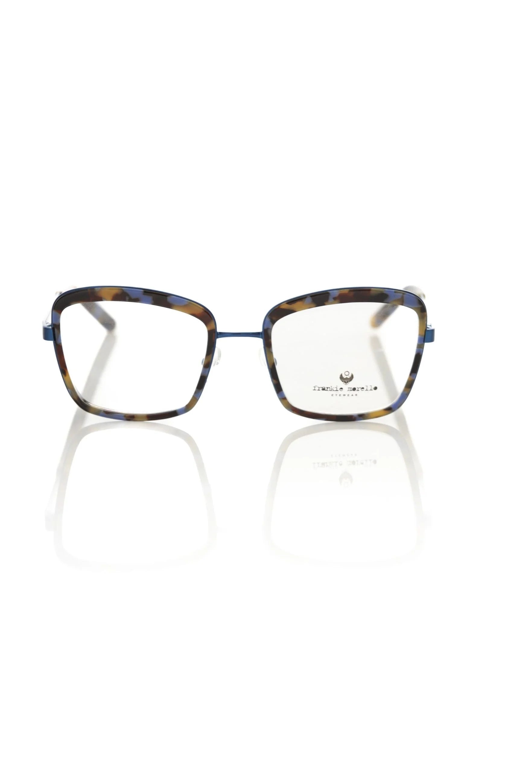Frankie Morello Blue Metallic Women’s Eyeglass Frame - Eyeglasses
