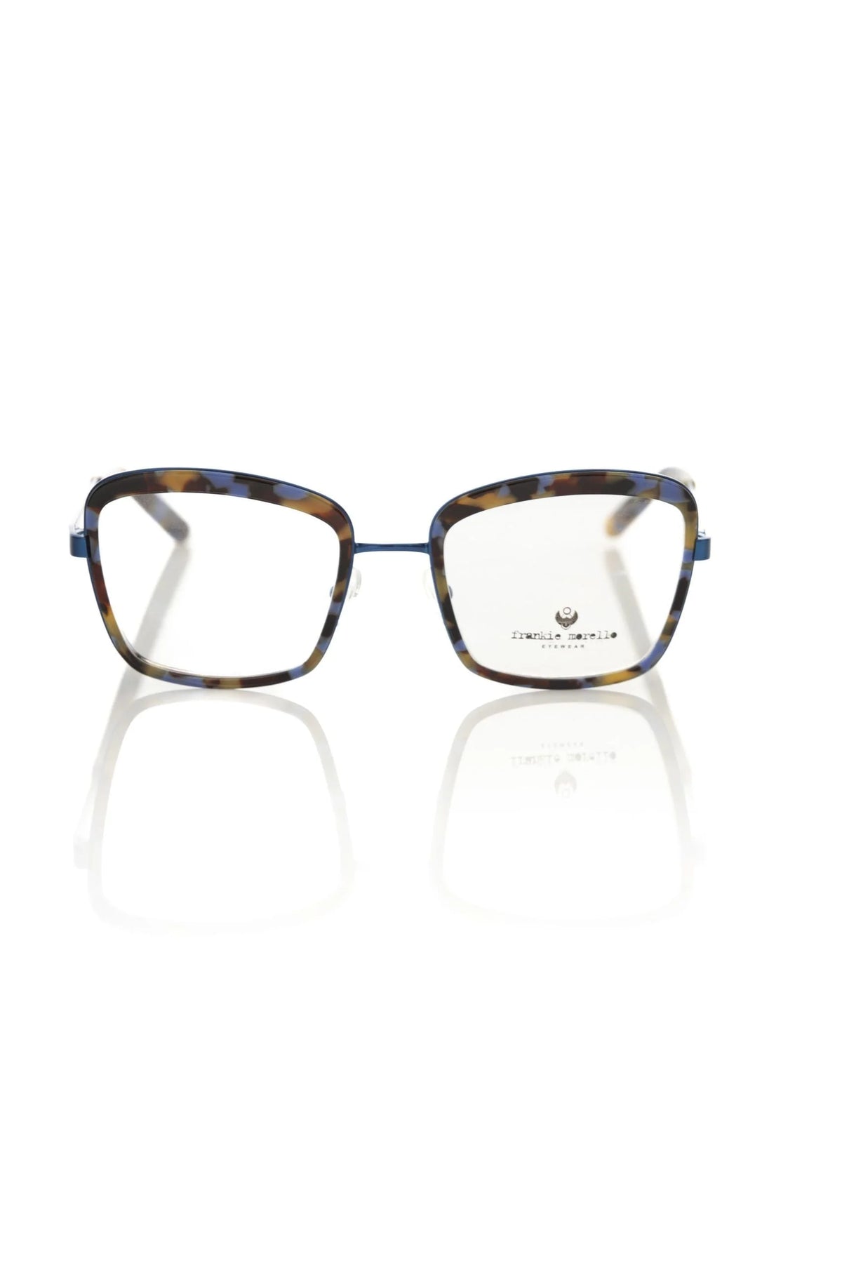 Frankie Morello Blue Metallic Women’s Eyeglass Frame - Eyeglasses