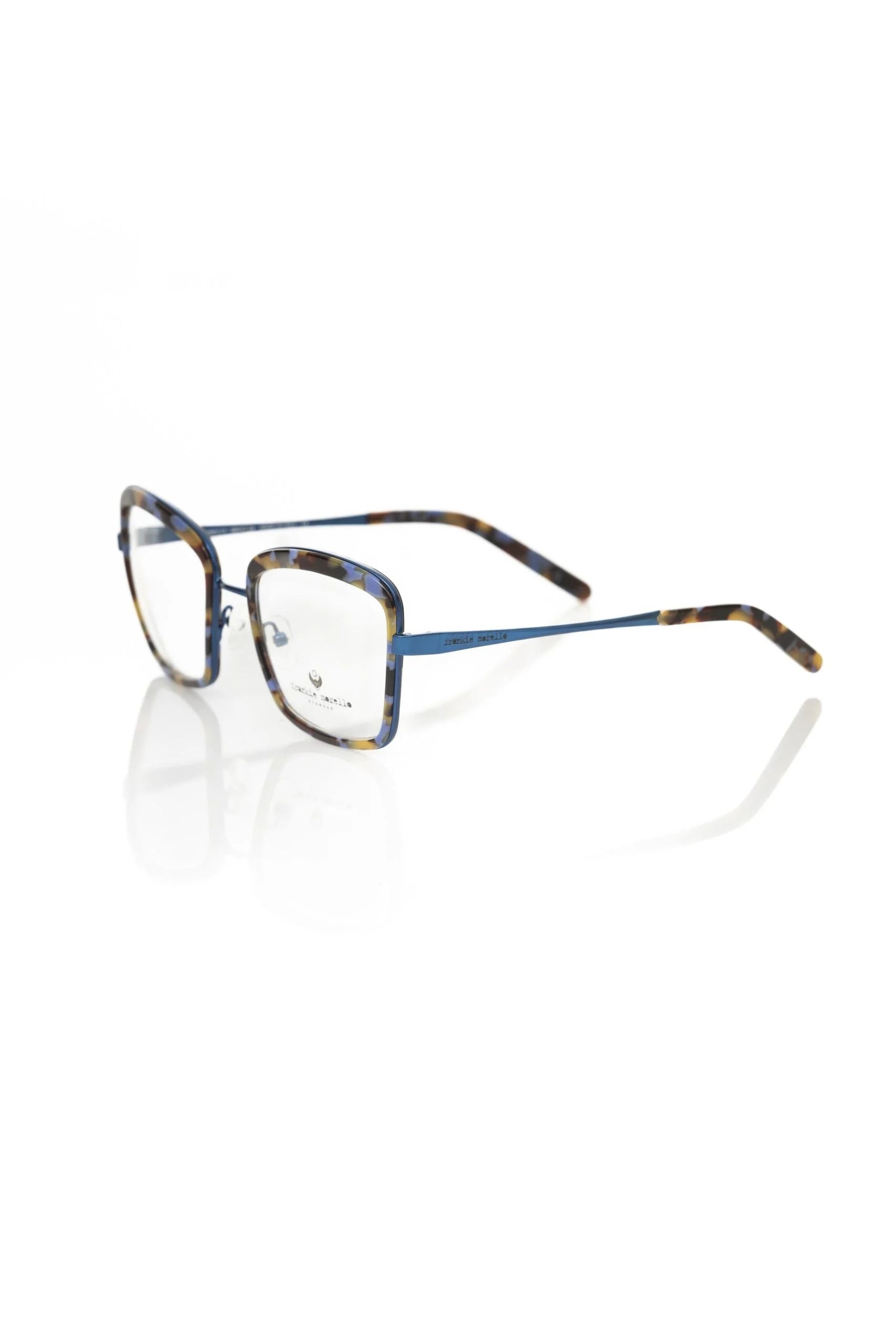 Frankie Morello Blue Metallic Women’s Eyeglass Frame - Eyeglasses