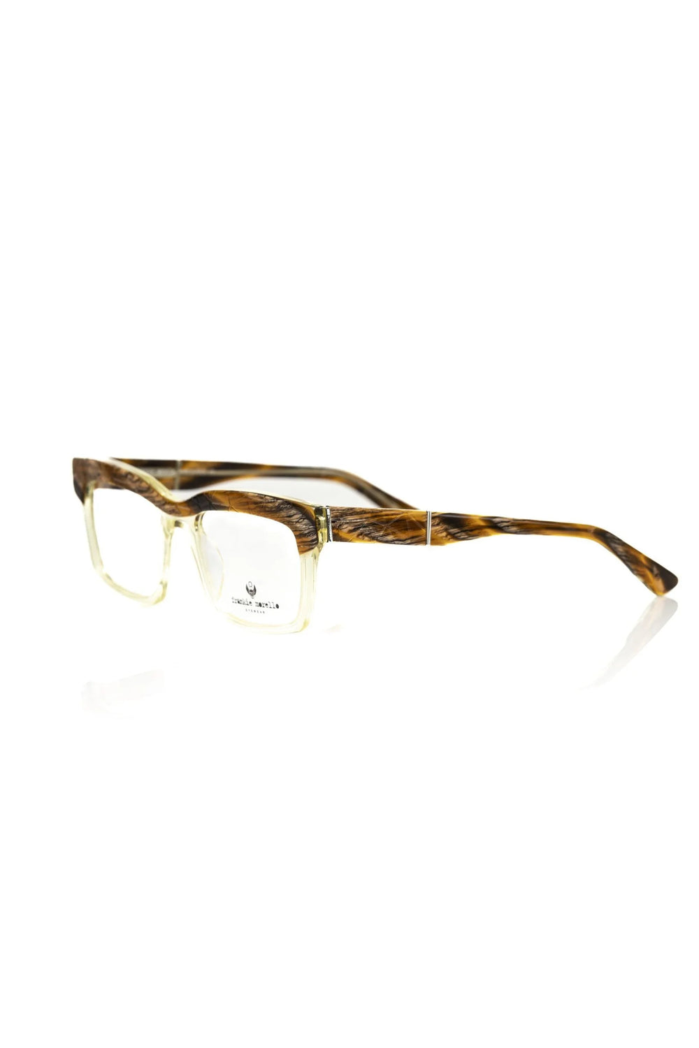 Frankie Morello Brown Acetate Men Frame - Eyeglasses