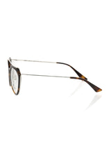 Frankie Morello Brown Acetate Women Frame - Eyeglasses