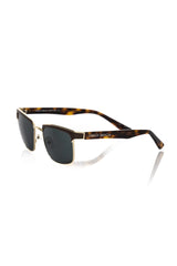 Frankie Morello Brown Metallic Fibre Men Sunglass - Sunglasses