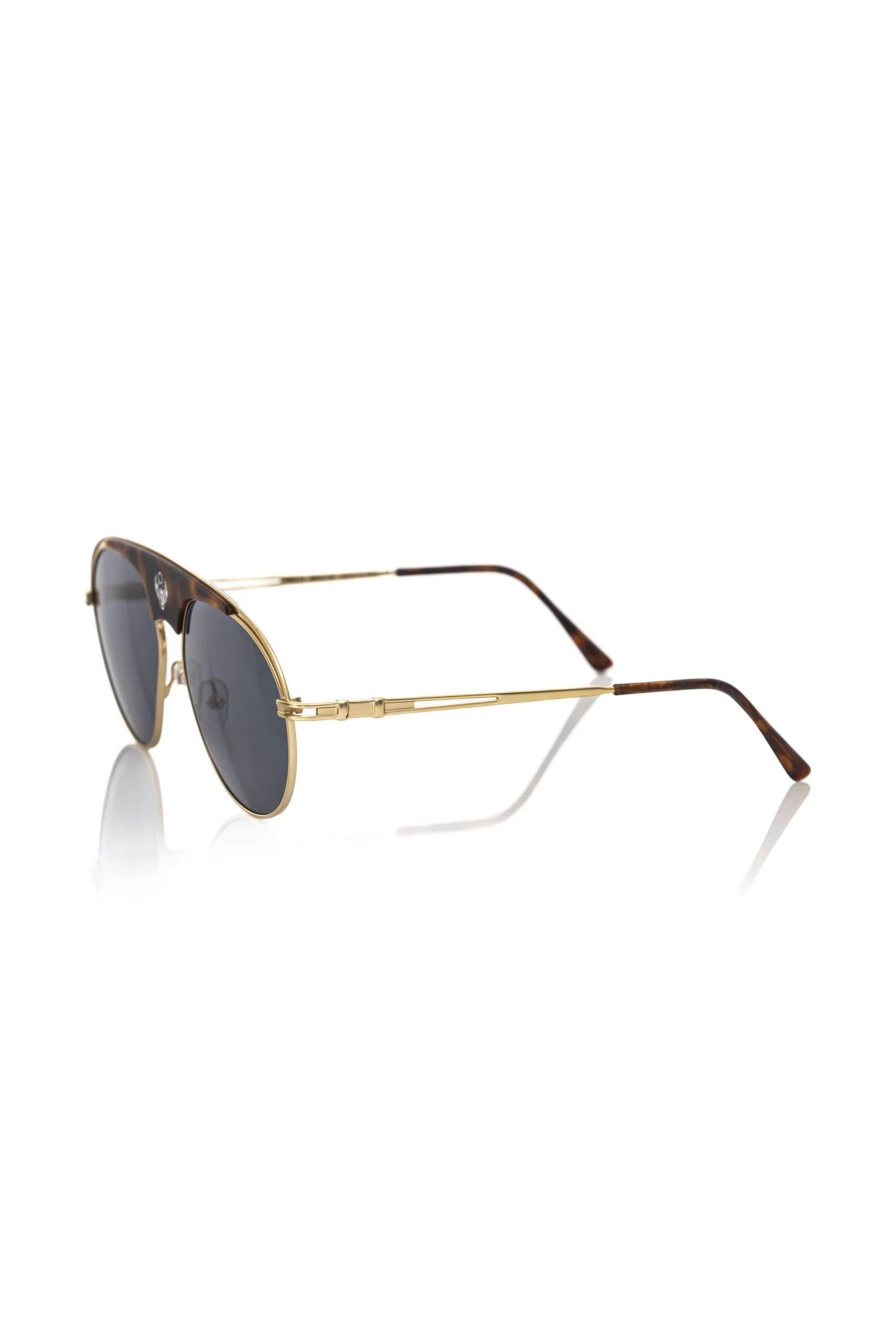 Frankie Morello Brown Metallic Sunglasses for Men - Sunglasses