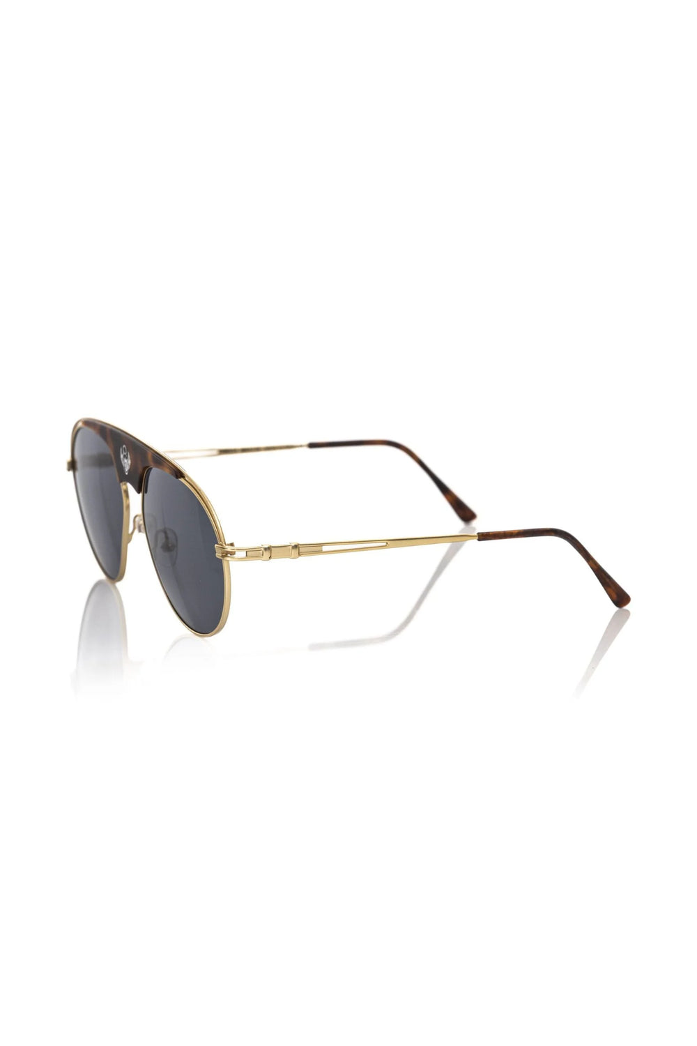 Frankie Morello Brown Metallic Sunglasses for Men - Sunglasses