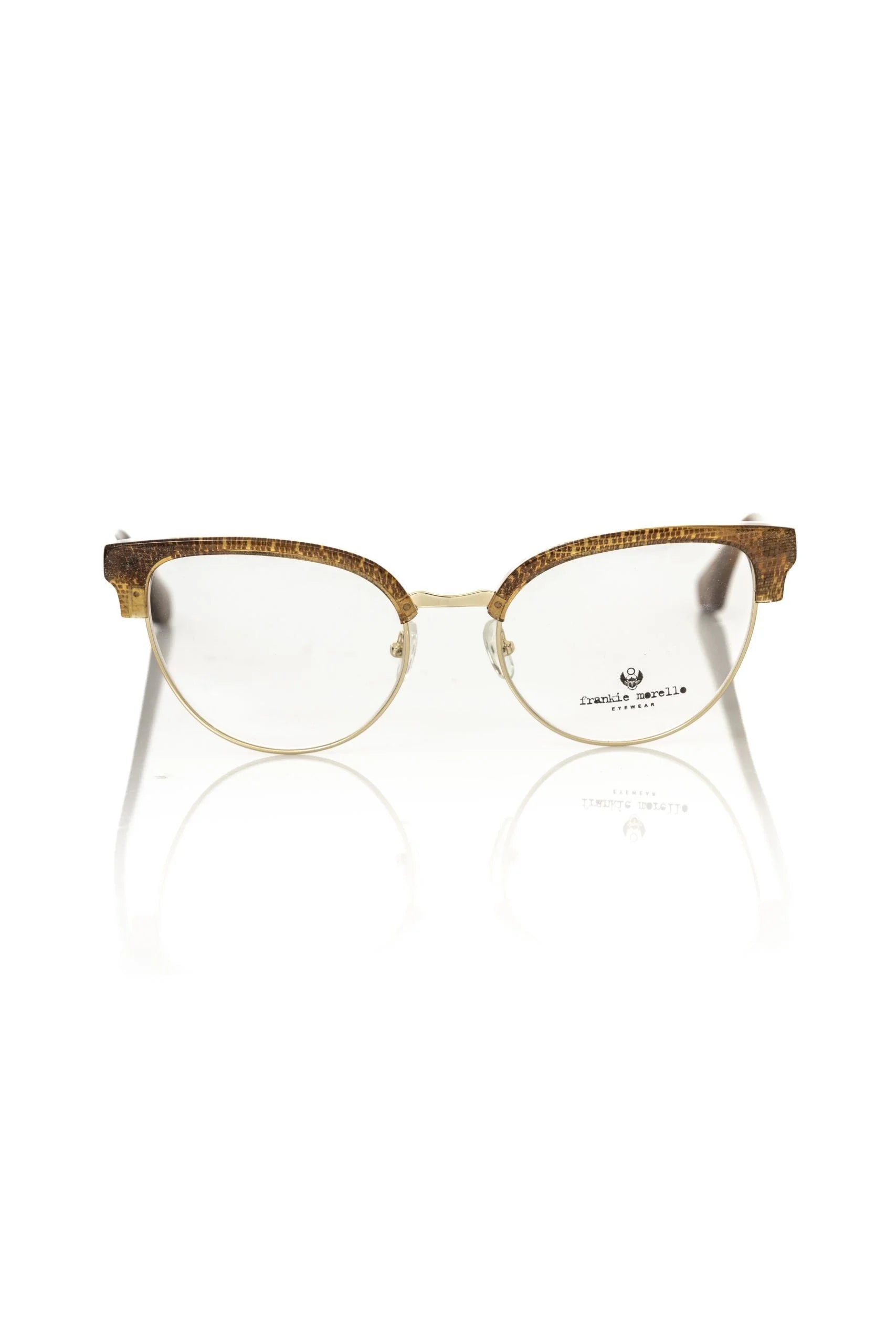 Frankie Morello Brown Metallic Women’s Frame - Eyeglasses