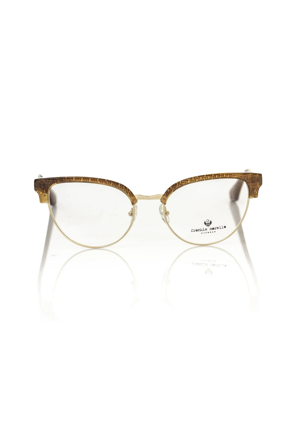 Frankie Morello Brown Metallic Women’s Frame - Eyeglasses
