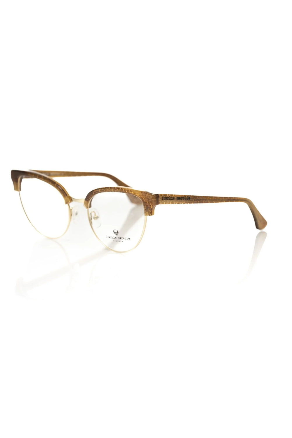 Frankie Morello Brown Metallic Women’s Frame - Eyeglasses