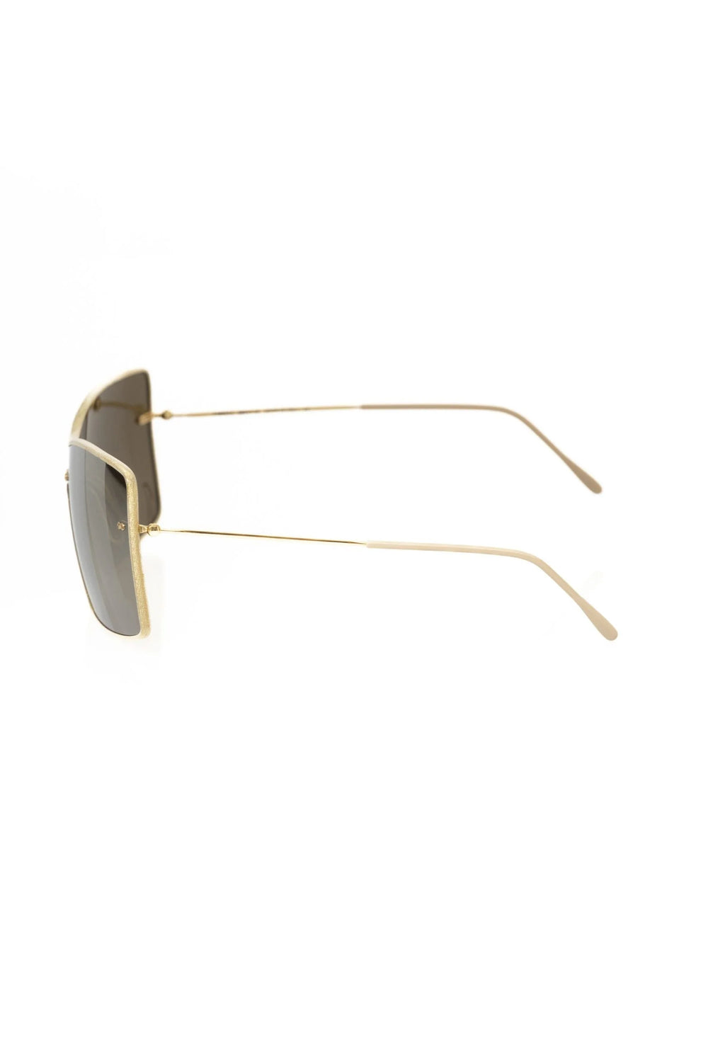 Frankie Morello Gold Metallic Fiber Women’s Sunglass - Sunglasses
