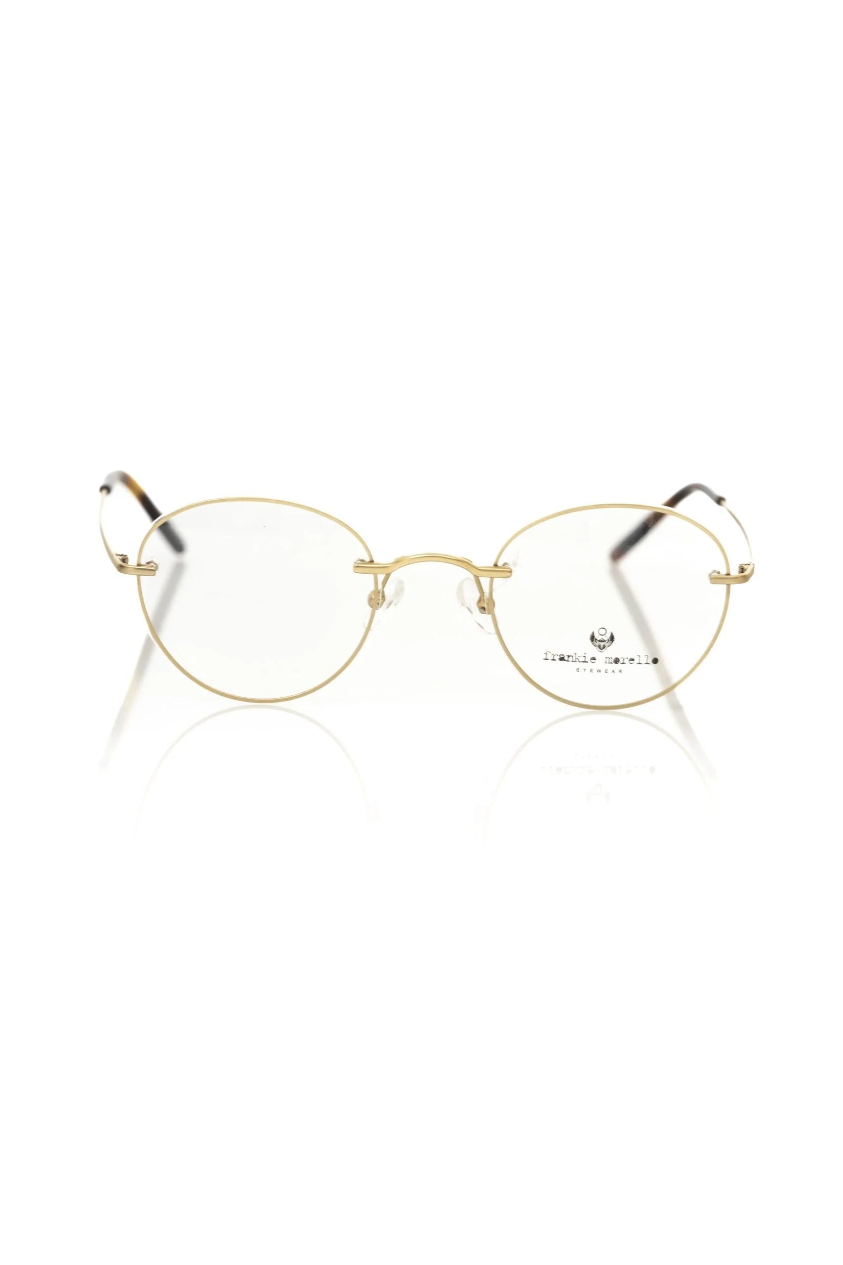 Frankie Morello Gold Metallic Men’s Frame - Eyeglasses
