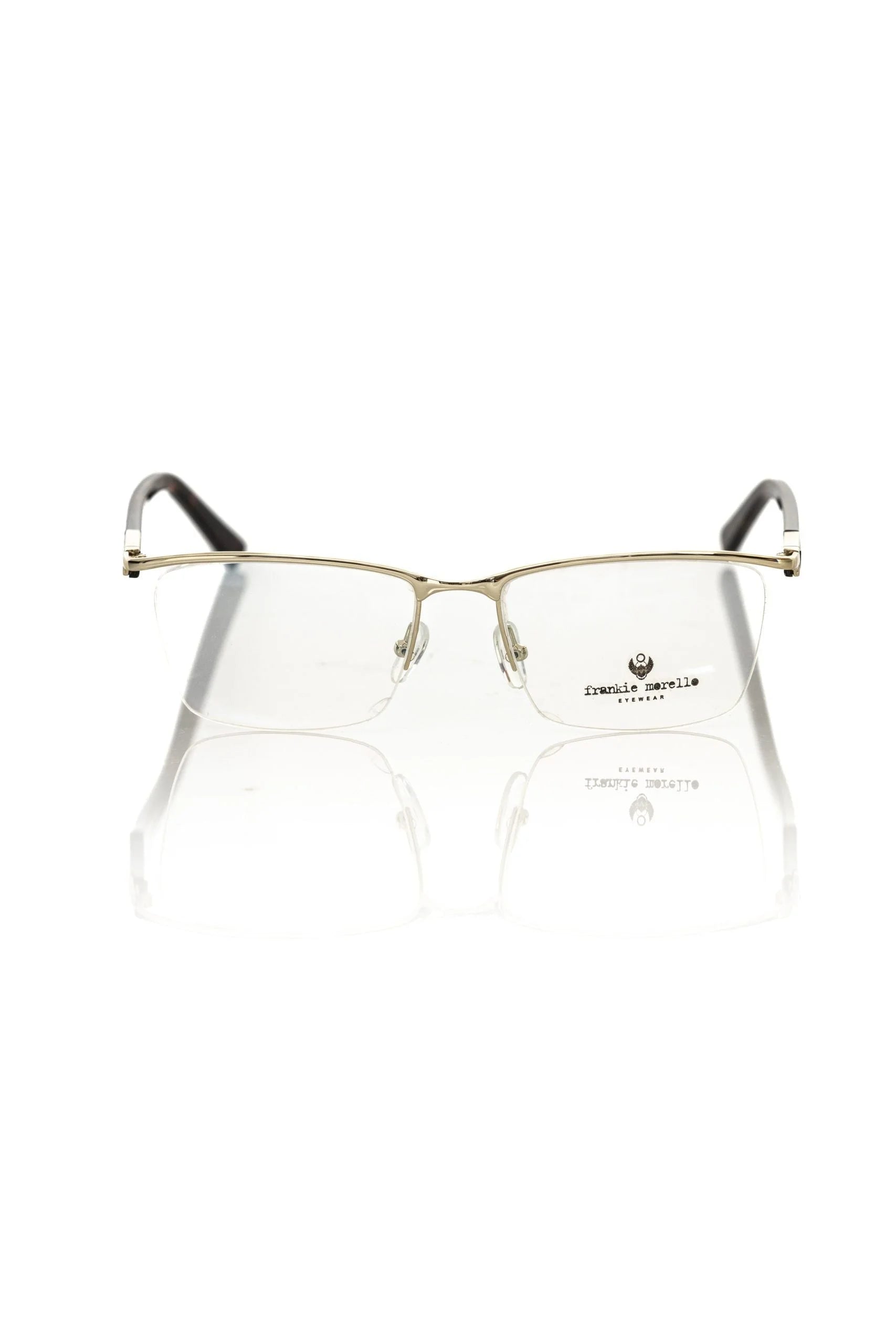 Frankie Morello Gold Metallic Men’s Frame - Eyeglasses