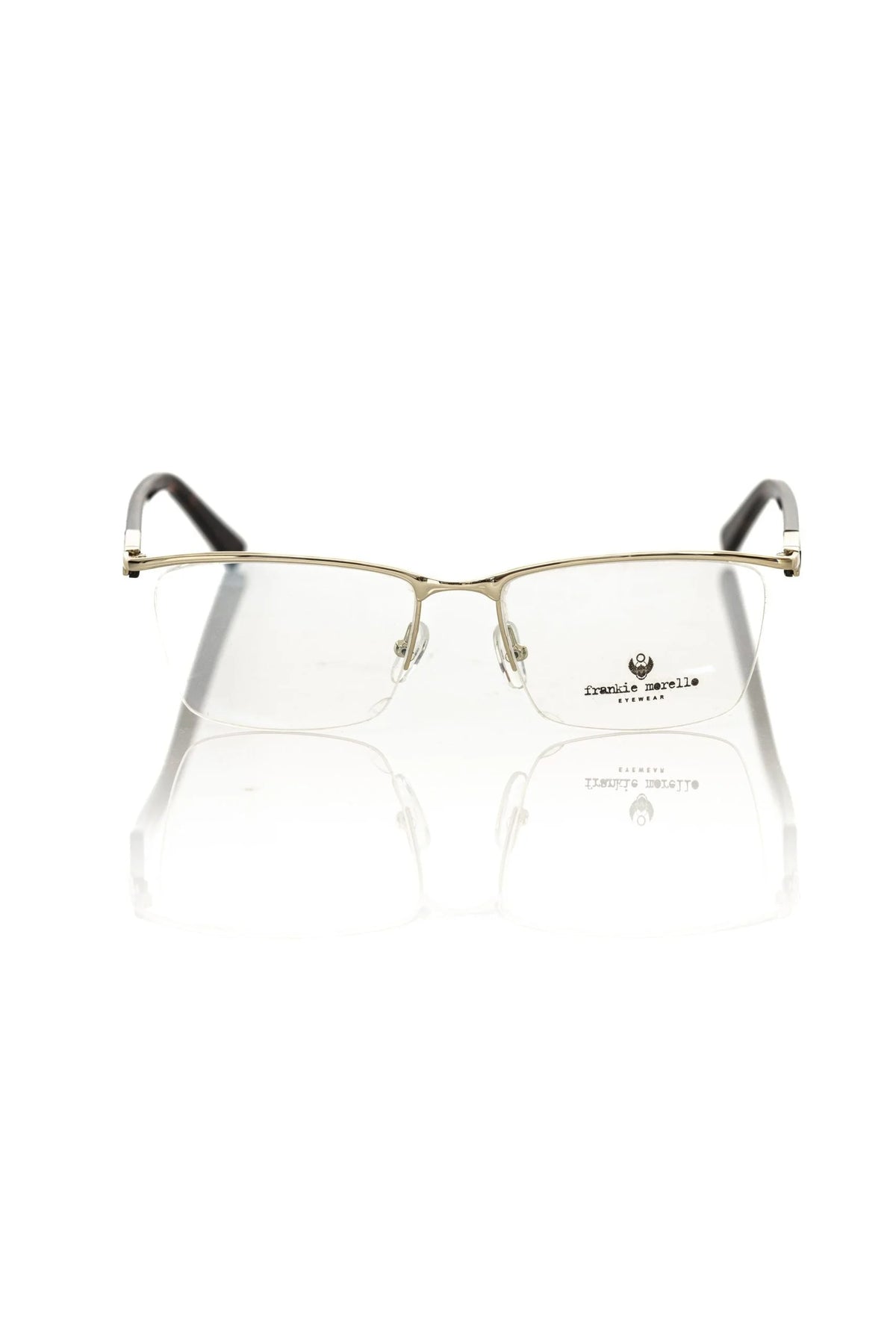 Frankie Morello Gold Metallic Men’s Frame - Eyeglasses