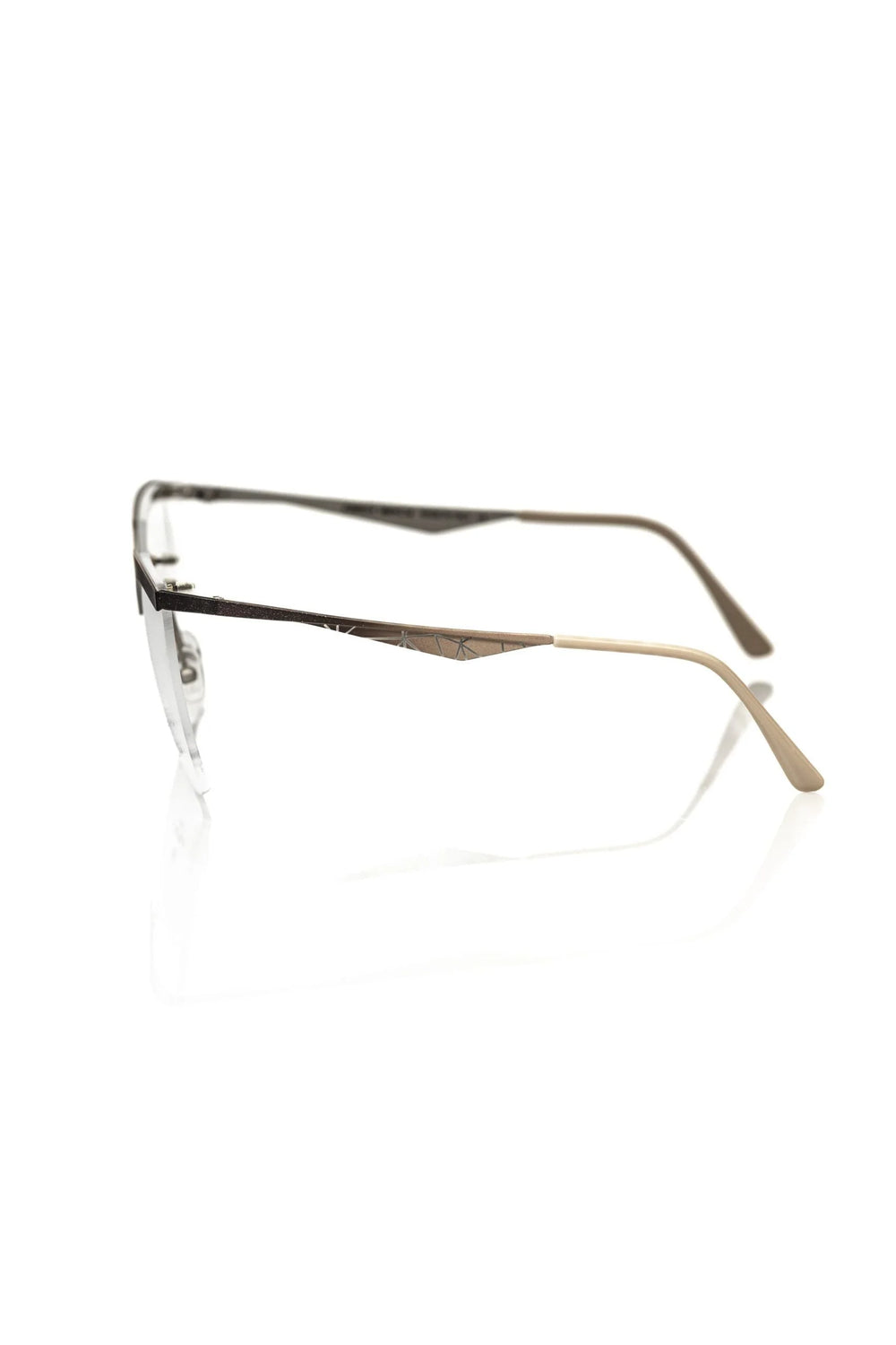 Frankie Morello Gold Metallic Women’s Eyeglass Frame - Eyeglasses