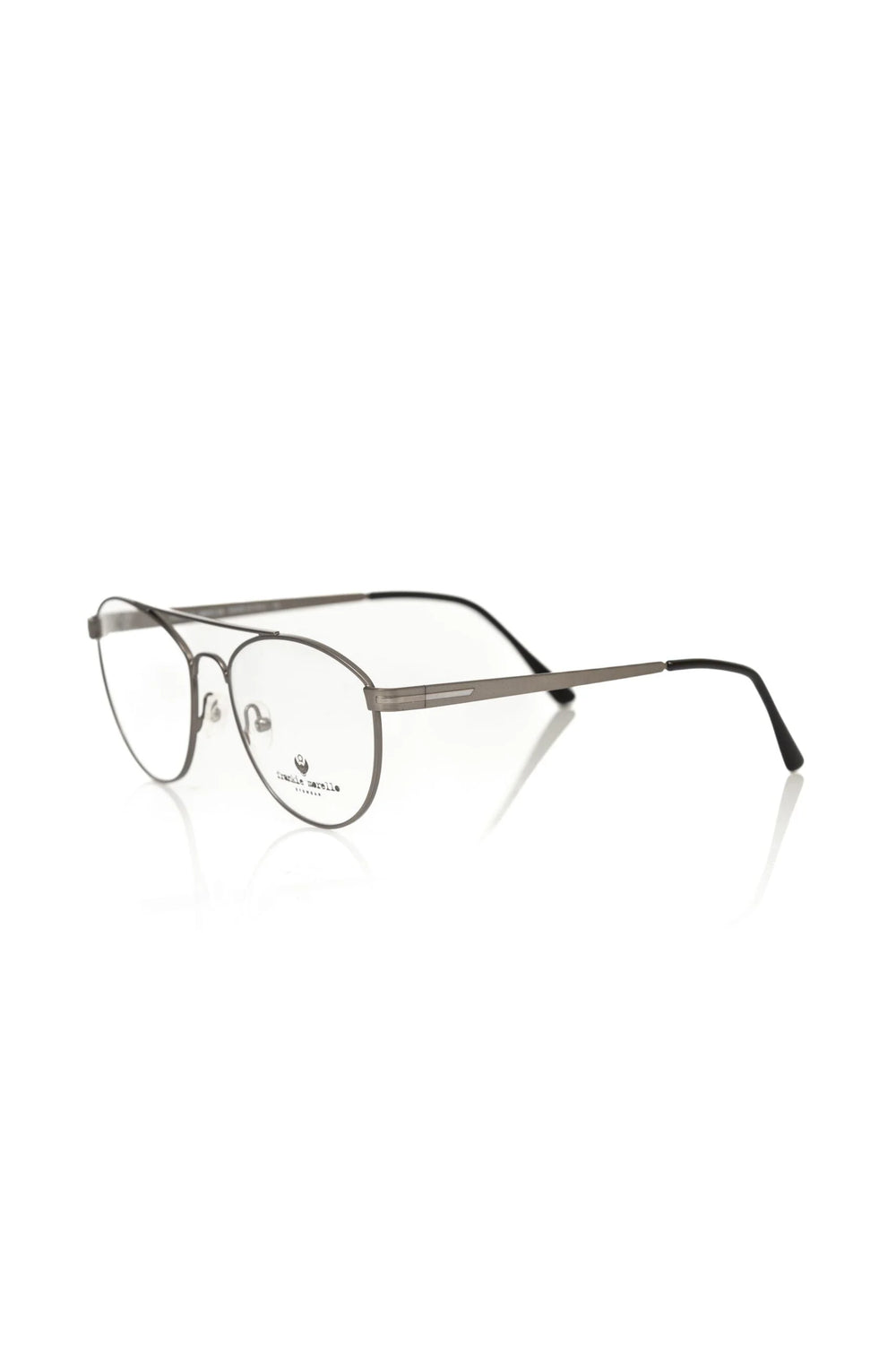 Frankie Morello Gray Metallic Fiber Men’s Frame - Eyeglasses