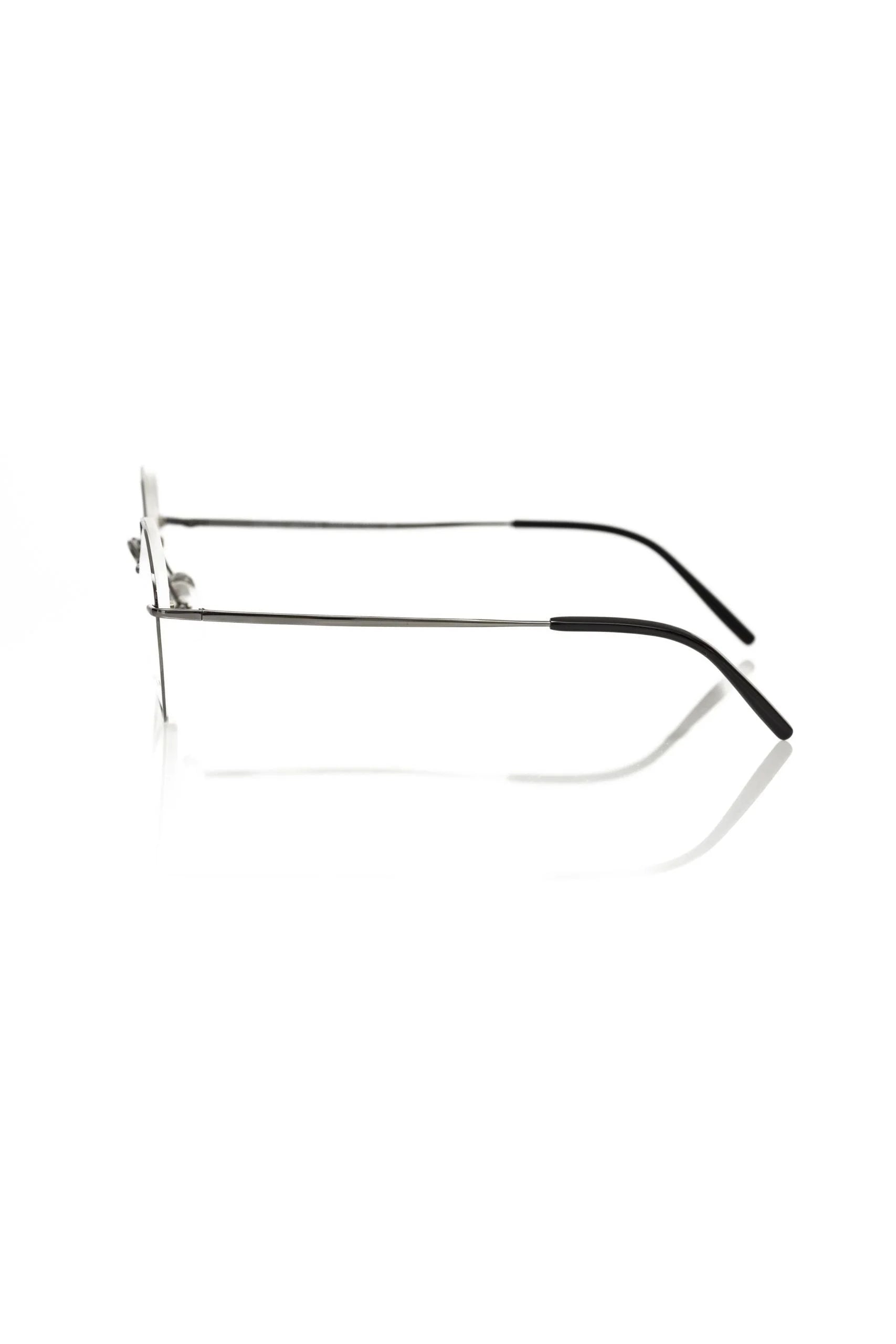 Frankie Morello Gray Metallic Men’s Frame - Eyeglasses