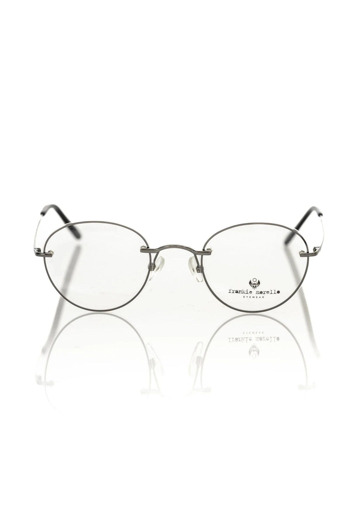 Frankie Morello Gray Metallic Men’s Frame - Eyeglasses