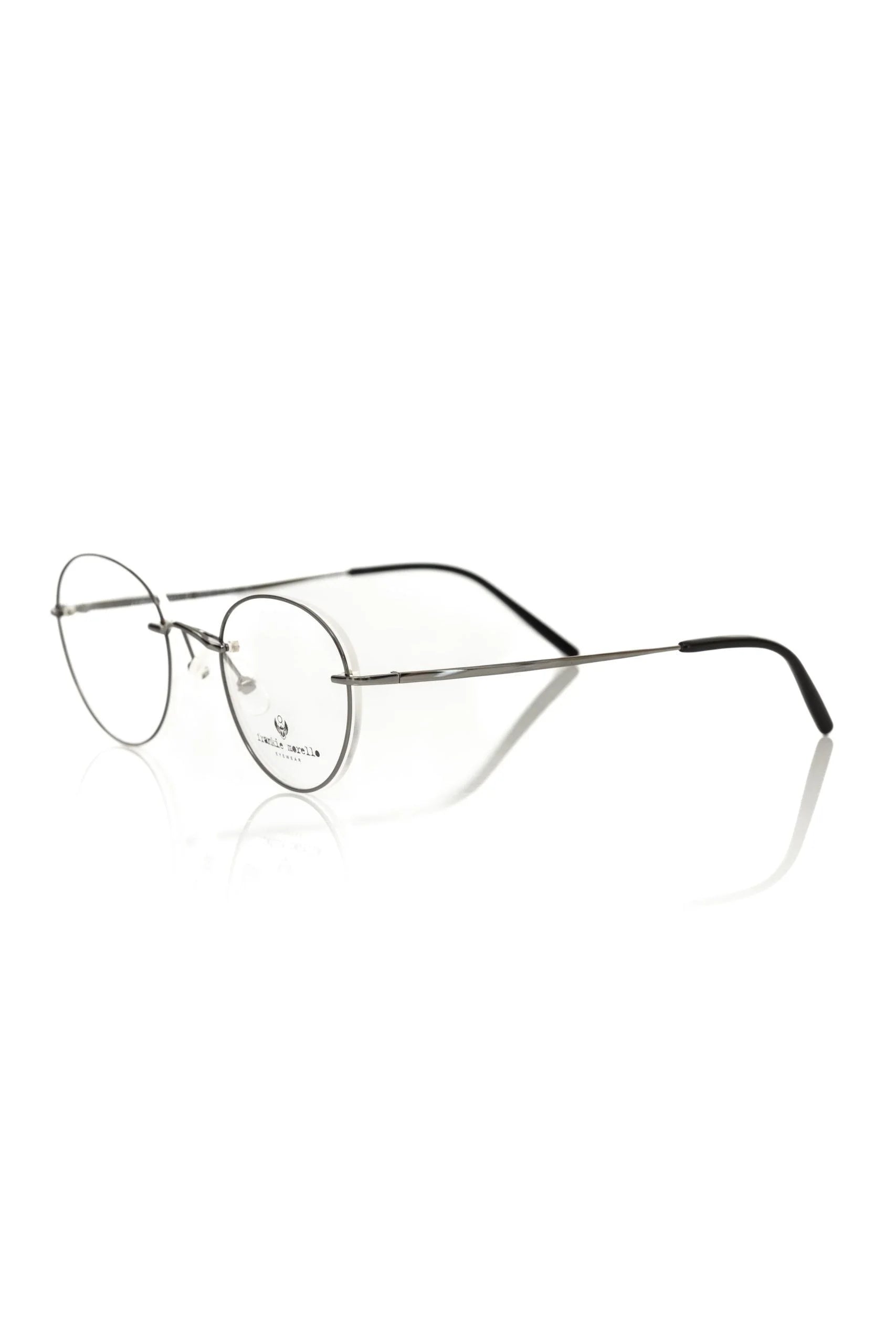Frankie Morello Gray Metallic Men’s Frame - Eyeglasses
