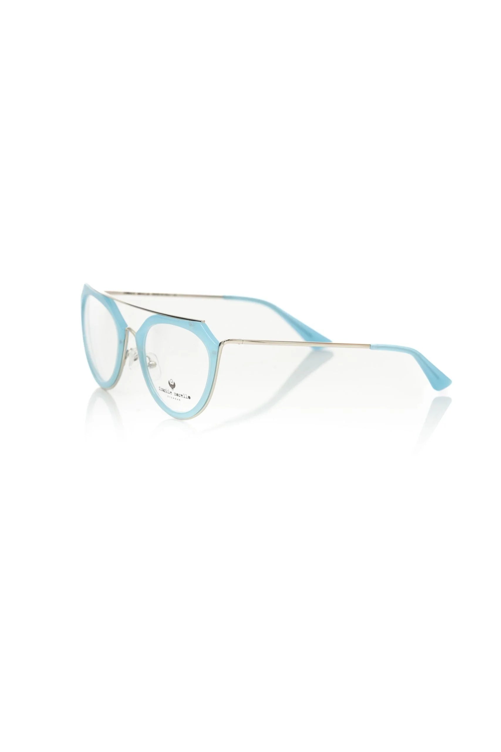 Frankie Morello Light Blue Acetate Women Frame - Eyeglasses