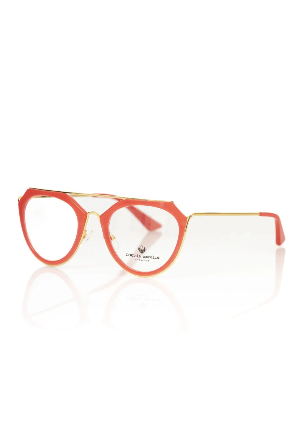 Frankie Morello Red Acetate Women Frame - Eyeglasses