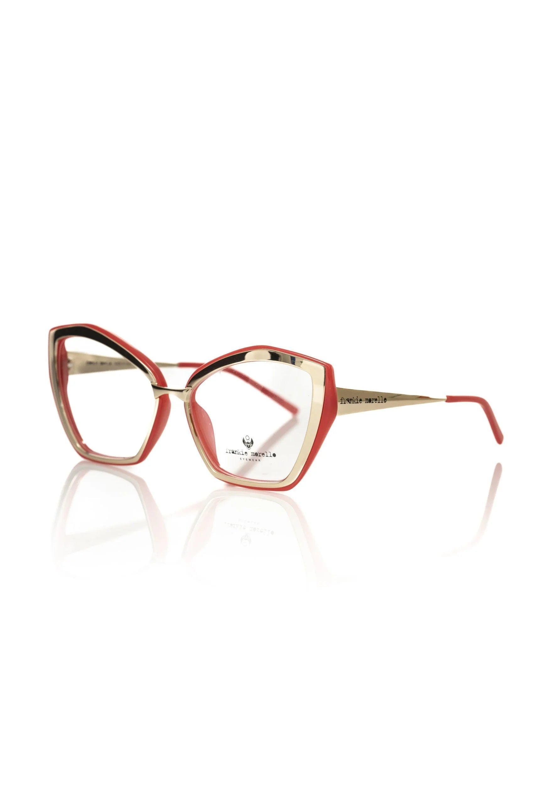 Frankie Morello Red Acetate Women’s Frame - Eyeglasses