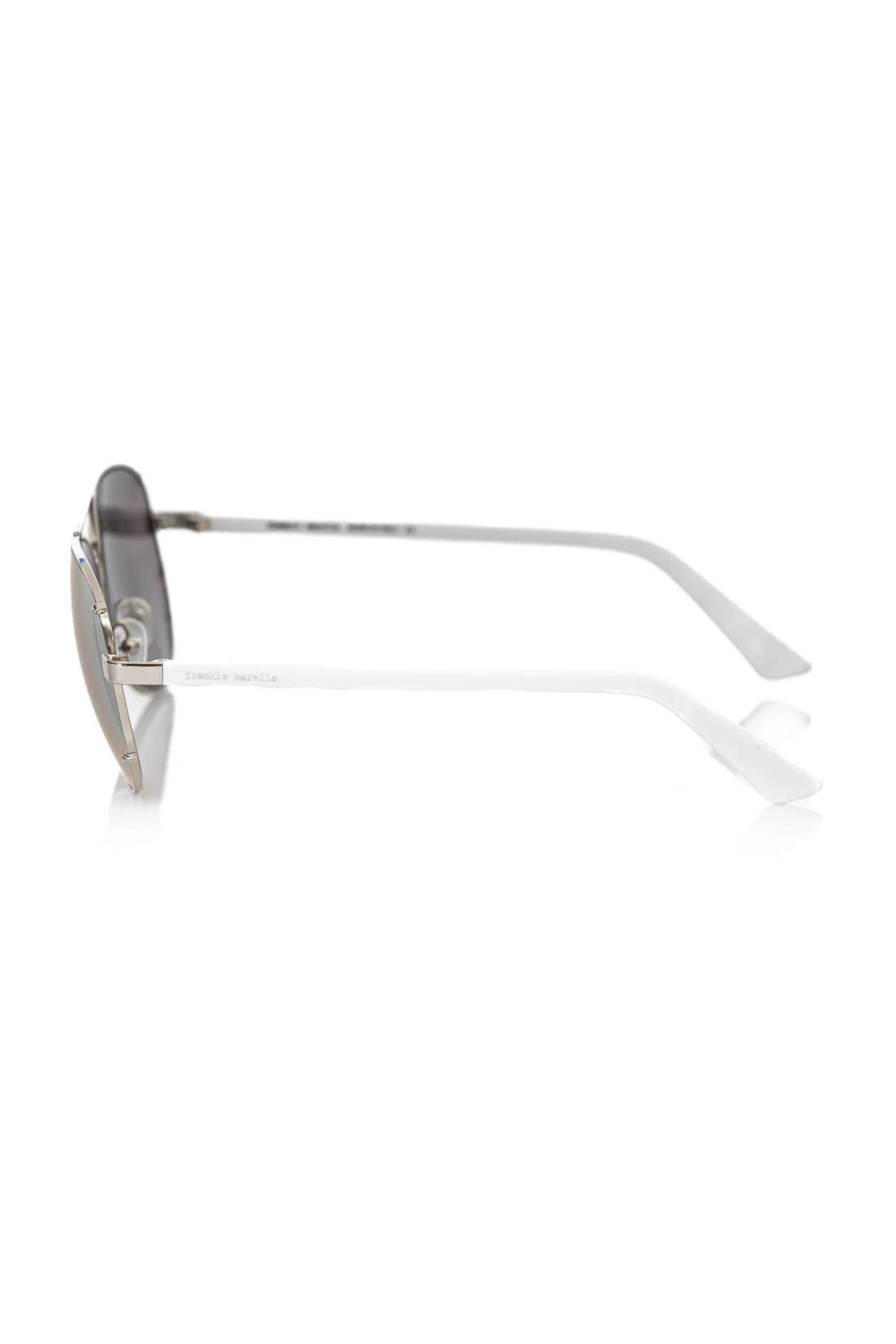 Frankie Morello Silver Metallic Fibre Men Sunglass - Sunglassesk